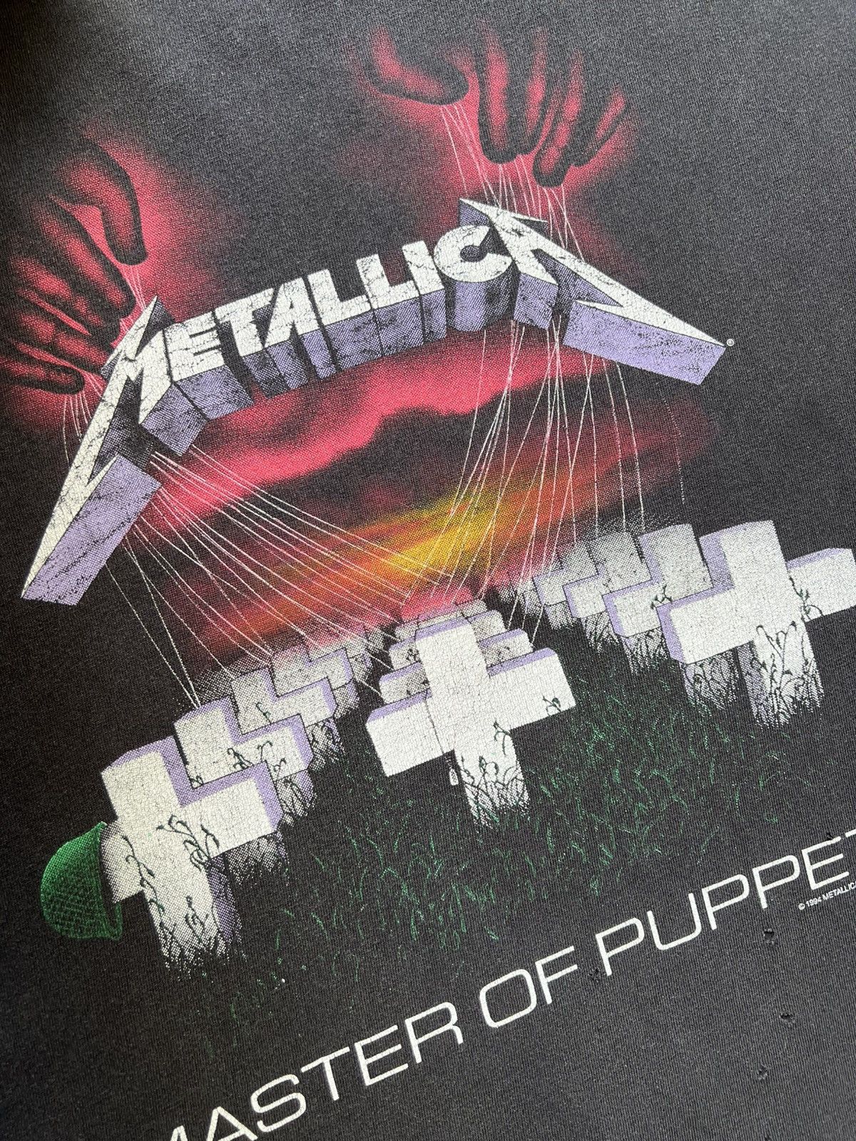 VTG 1994 Metallica Master Of Puppets Band Tee Shirt Tour