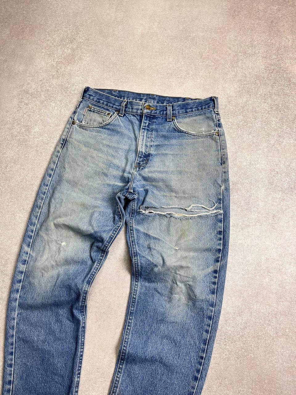 Carhartt × Vintage Vintage Carhartt Relaxed Baggy Jeans Y2K 34x32 Size US 34 / EU 50 - 5 Thumbnail