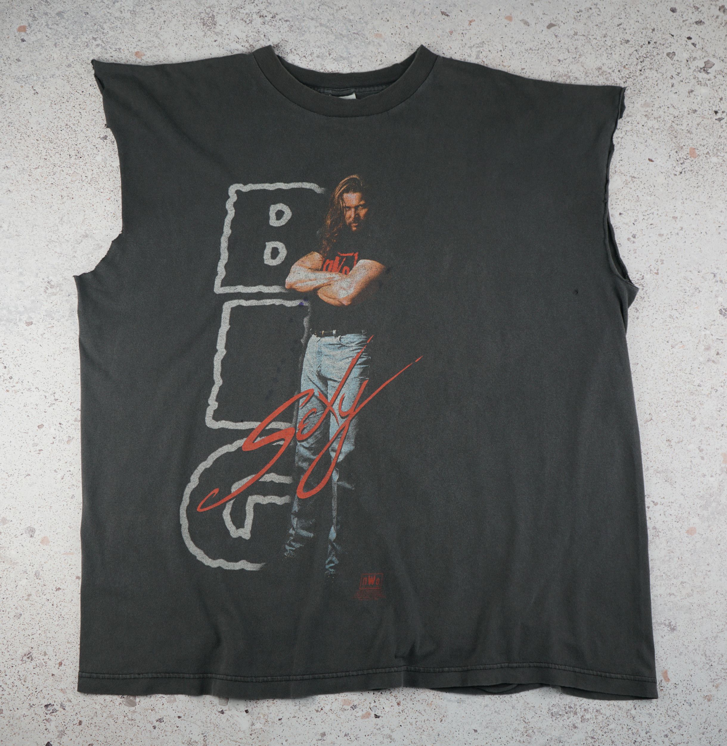 Vintage × WWF Vintage 90s Kevin Nash Big Sexy T Shirt Size US XXL / EU 58 / 5 - 1 Thumbnail