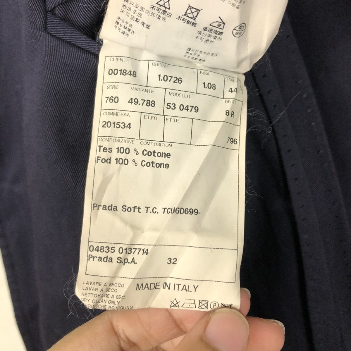 Prada 🔥VINTAGE CHORE JACKETS COATS PRADA MADE IN ITALY Size US S / EU 44-46 / 1 - 24 Thumbnail