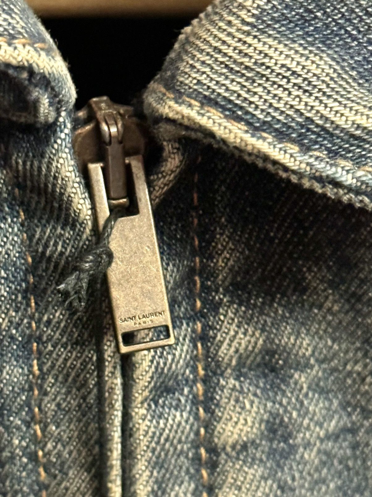 Yves Saint Laurent Saint Laurent heavy denim bomber 2020 XS men Size US XS / EU 42 / 0 - 6 Thumbnail