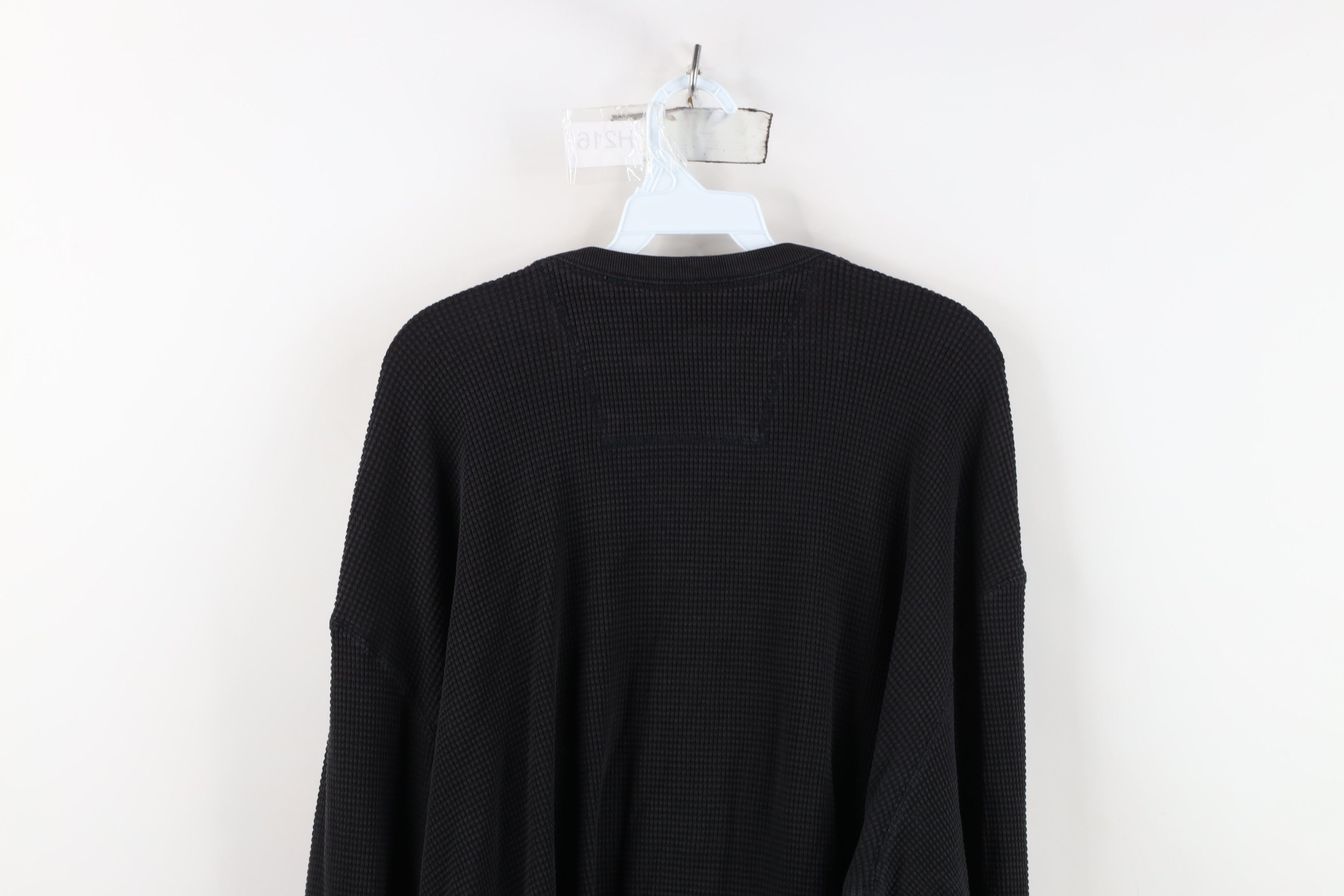 Eddie Bauer Vintage Eddie Bauer Waffle Knit Long Sleeve T-Shirt Black Size US XXL / EU 58 / 5 - 10 Thumbnail