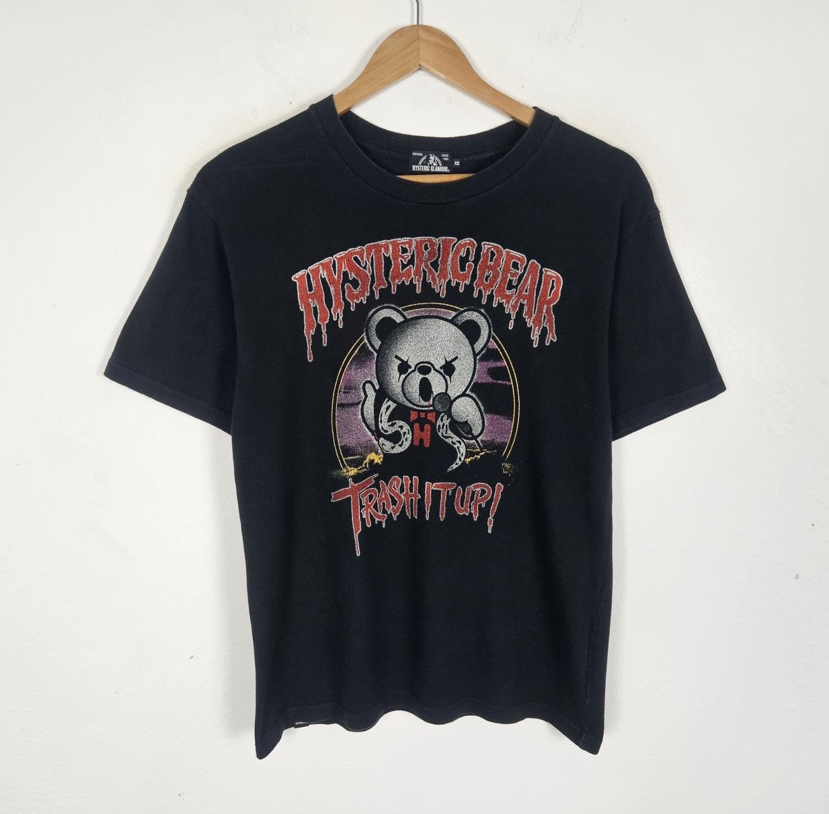 Hysteric Glamour Thrash it Up bear shirt