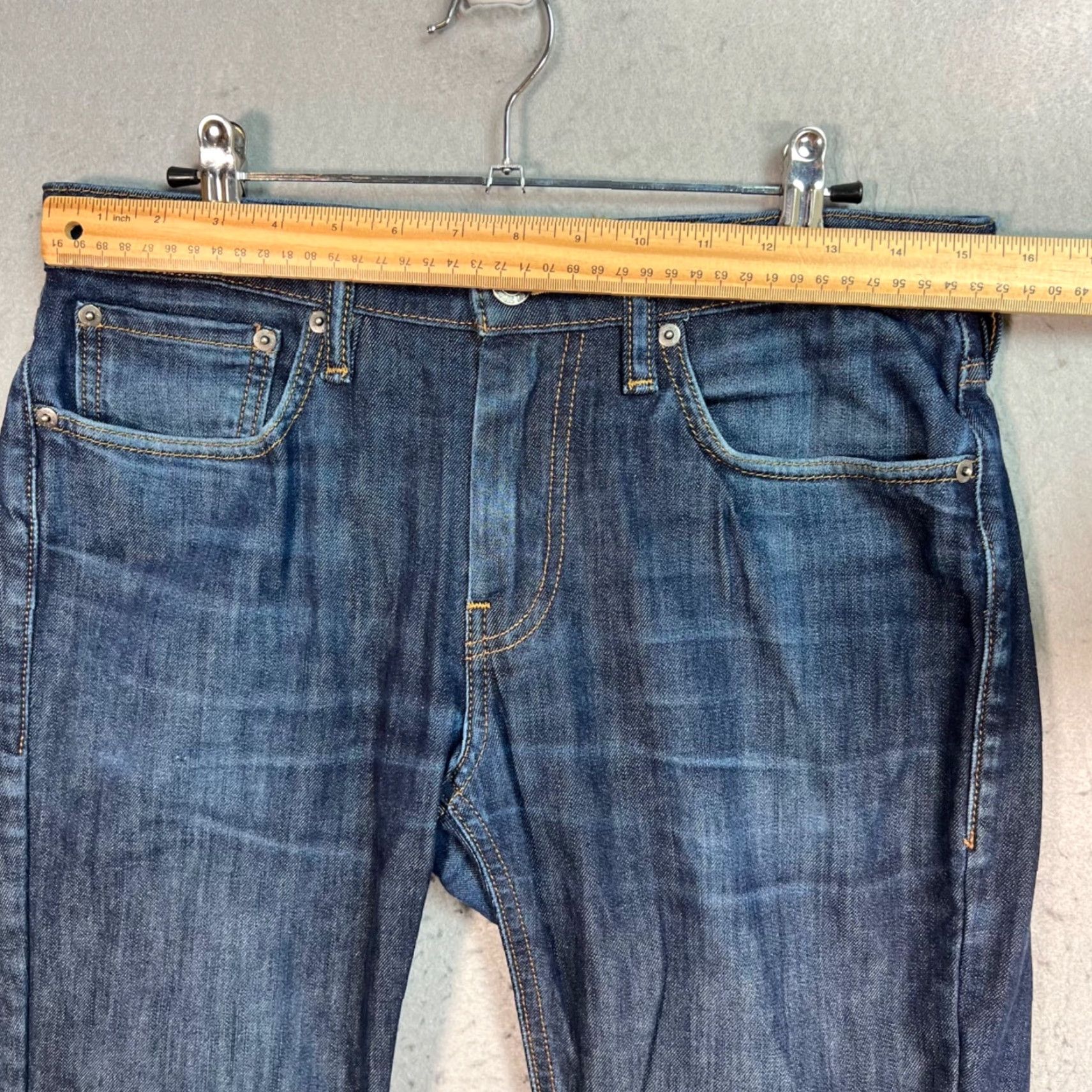 Levi's Levis 511 Jeans Mens Size 31 x 30 Blue Denim Cotton Blend Slim Fit Size US 31 - 6 Thumbnail