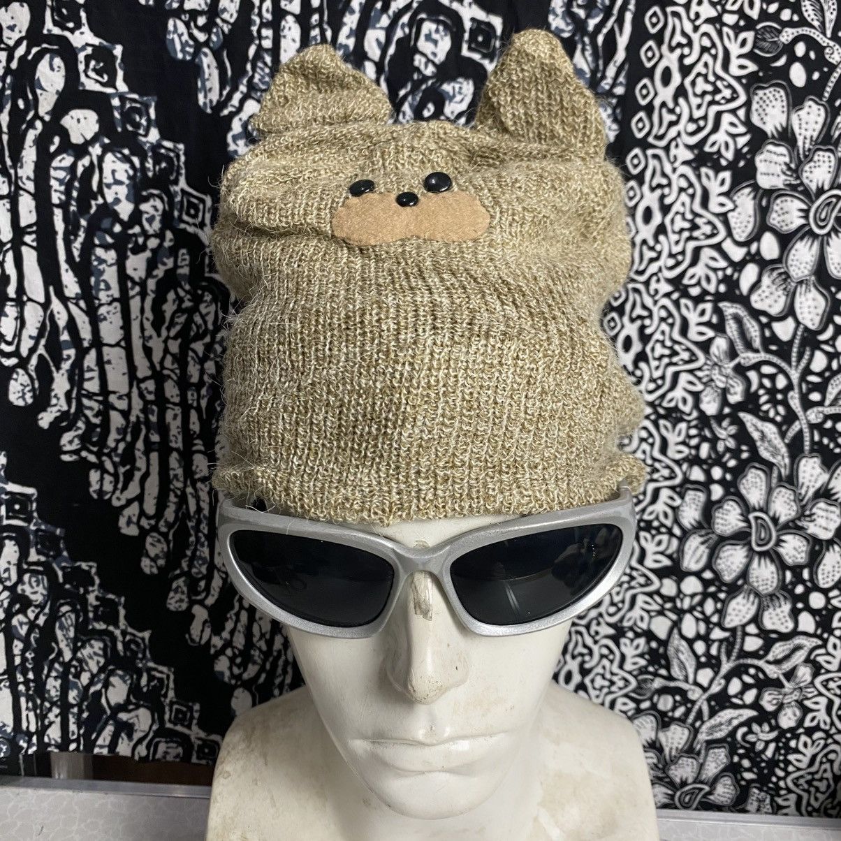 Japanese Brand × Vintage 2000s y2k bunny devil horn bear face beanie hats Size ONE SIZE - 1 Thumbnail