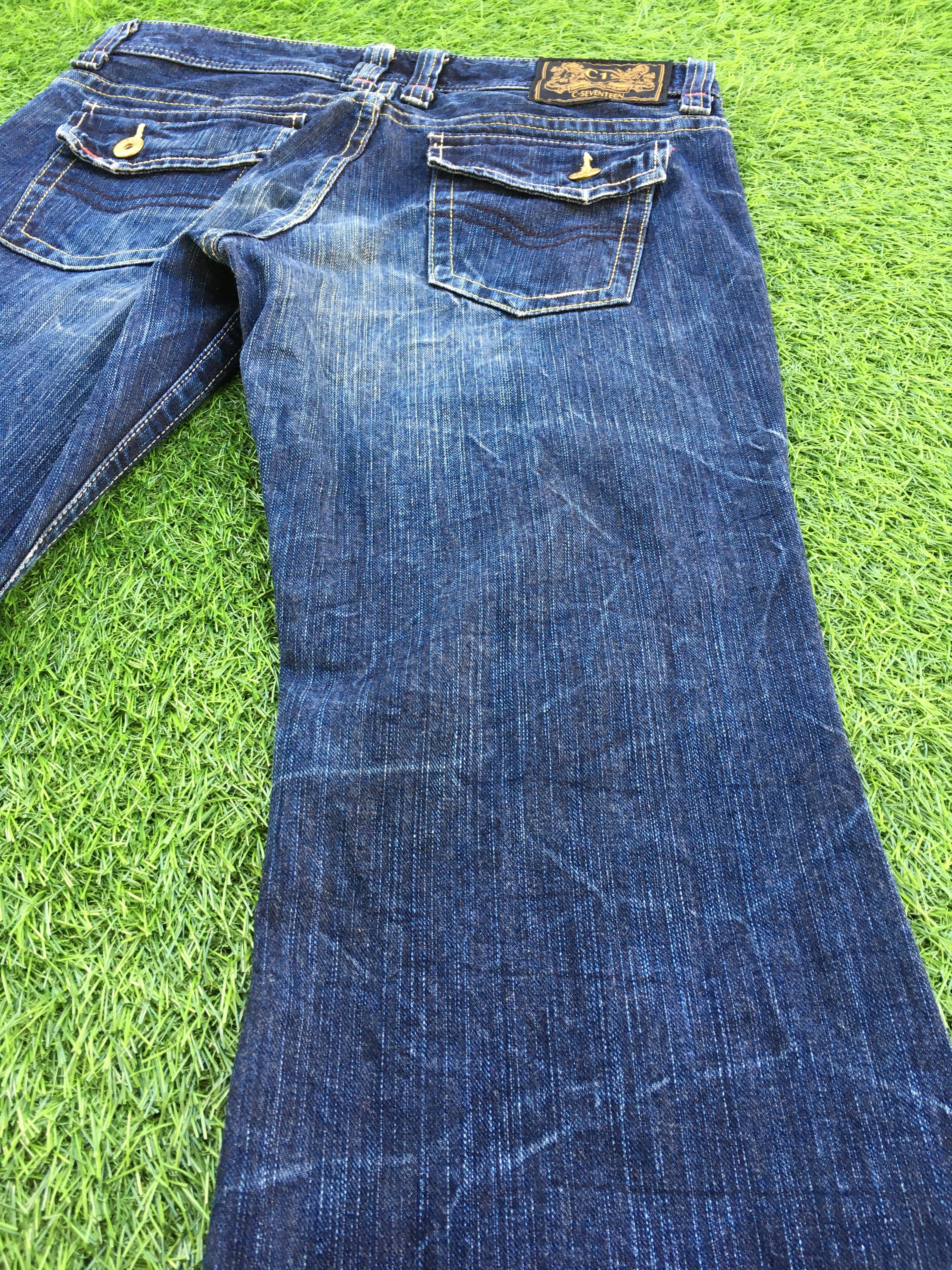 Japanese Brand Japanese Low Rise Distressed Flare Jeans D-1098 Size 30" / US 8 / IT 44 - 7 Thumbnail