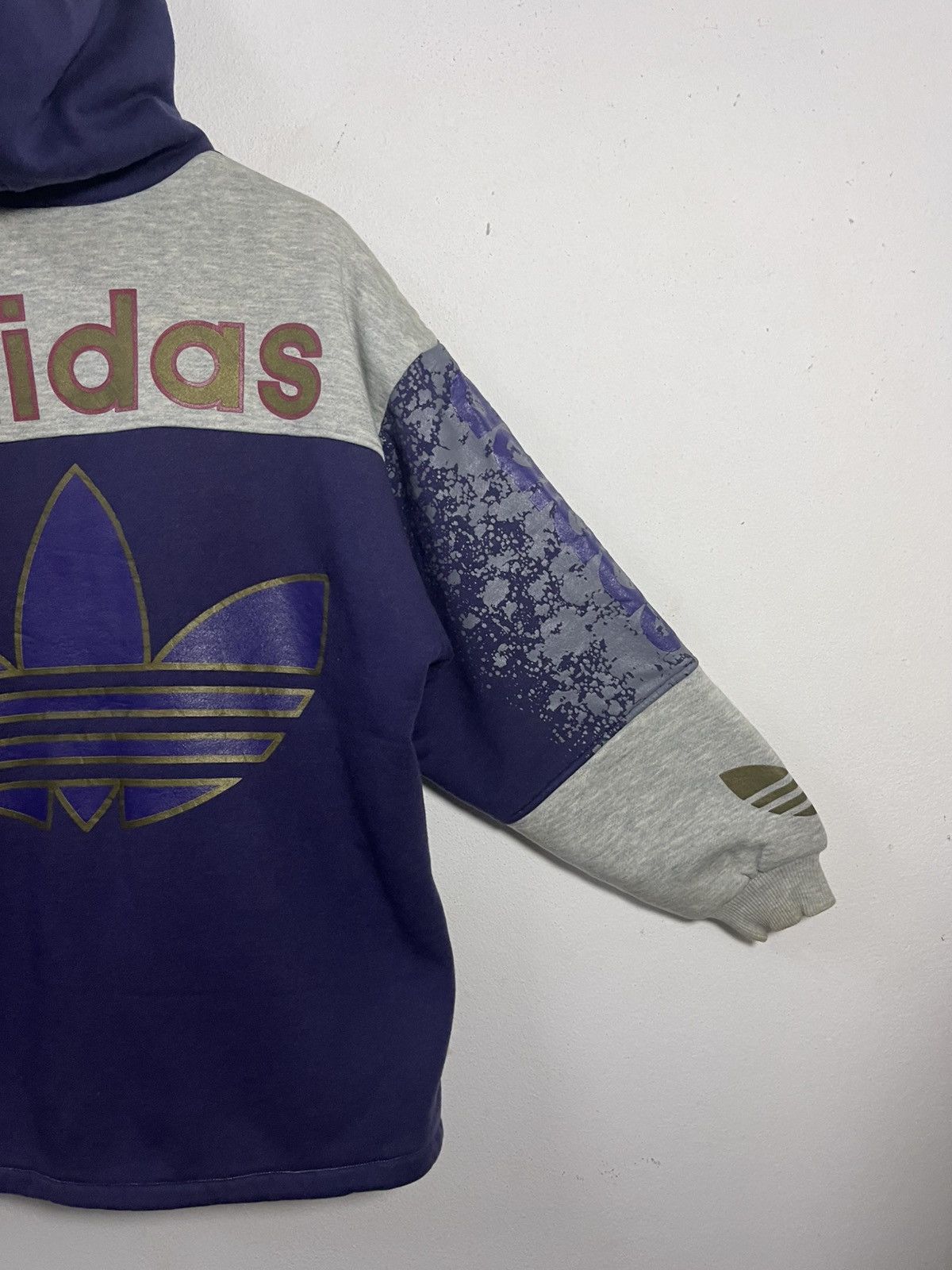 Adidas Vintage 90s Adidas Sherpa Hoodies Jacket Size US XL / EU 56 / 4 - 16 Thumbnail