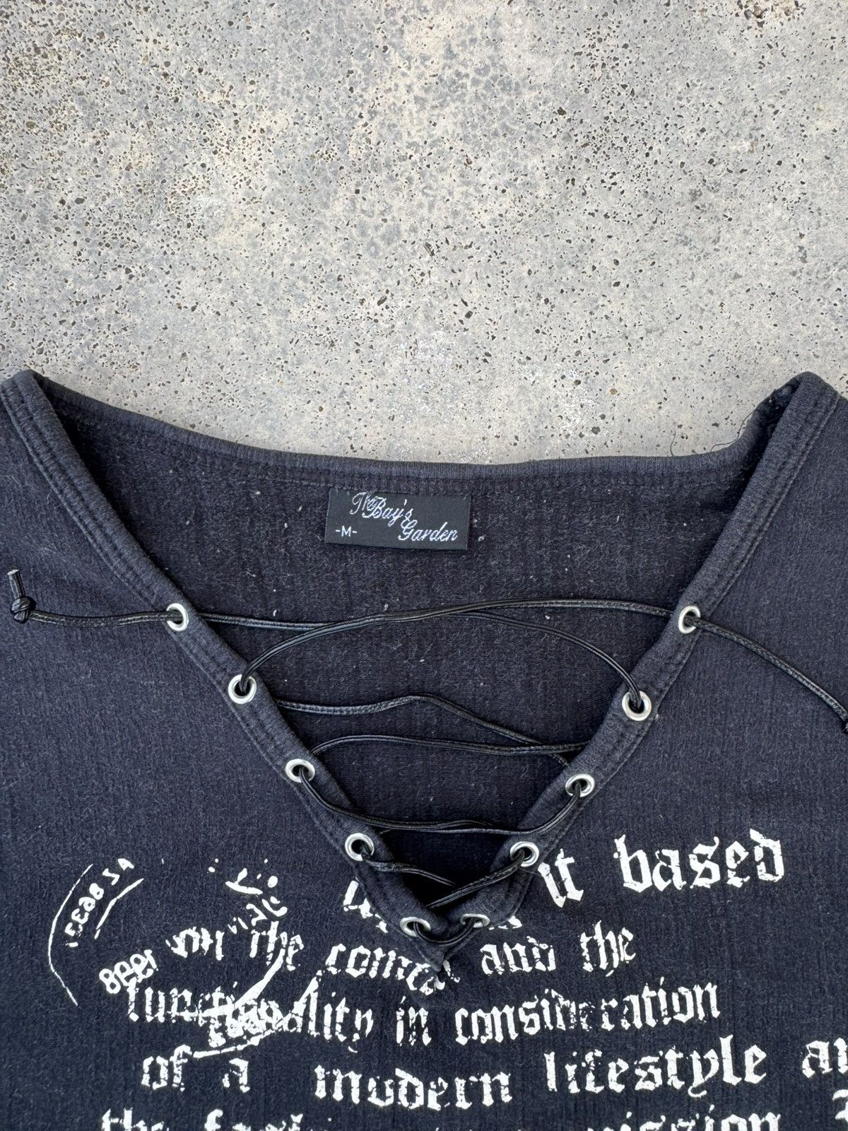 If Six Was Nine 2000s Distressed Japanese Archive Poem Grunge Tees Size US M / EU 48-50 / 2 - 4 Thumbnail