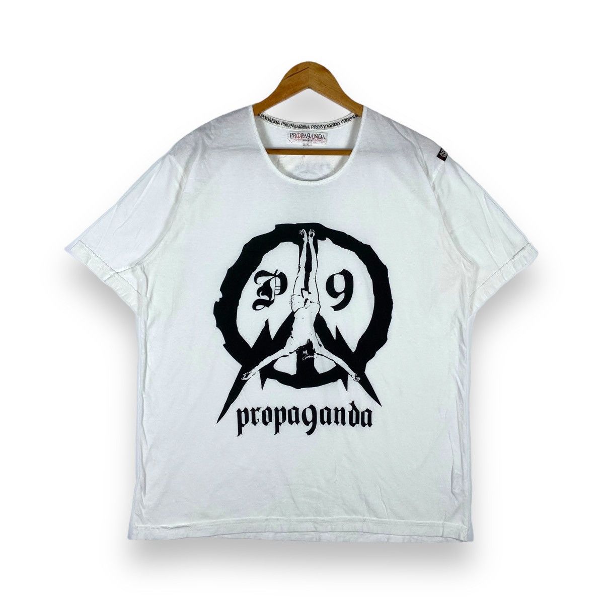 If Six Was Nine × Japanese Brand × Le Grande Bleu (L.G.B.) PROPAGANDA JOSH BOX ANARCHY MEDIA CONTROL TEE Size US L / EU 52-54 / 3 - 1 Thumbnail