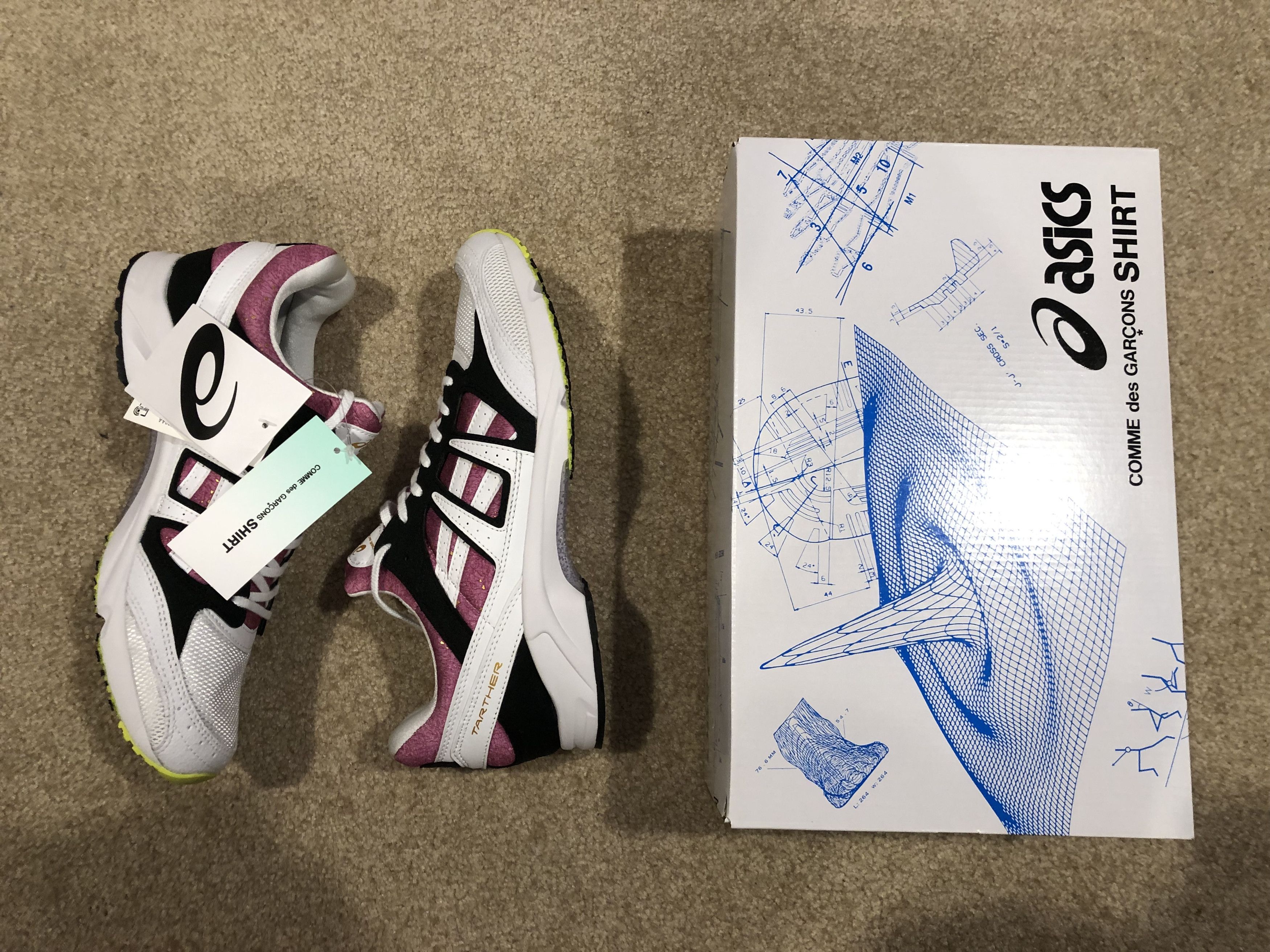 Asics × Comme des Garcons SHIRT [FINAL DROP] 2021 Tarther Sneakers *UNDER RETAIL* Size US 10 / EU 43 - 1 Thumbnail
