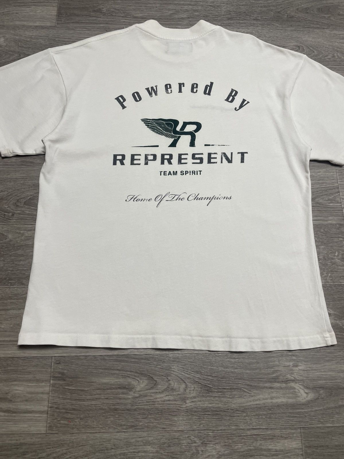 Represent Clo. Represent Team Spirit White Oversized T-Shirt Size US M / EU 48-50 / 2 - 14 Thumbnail