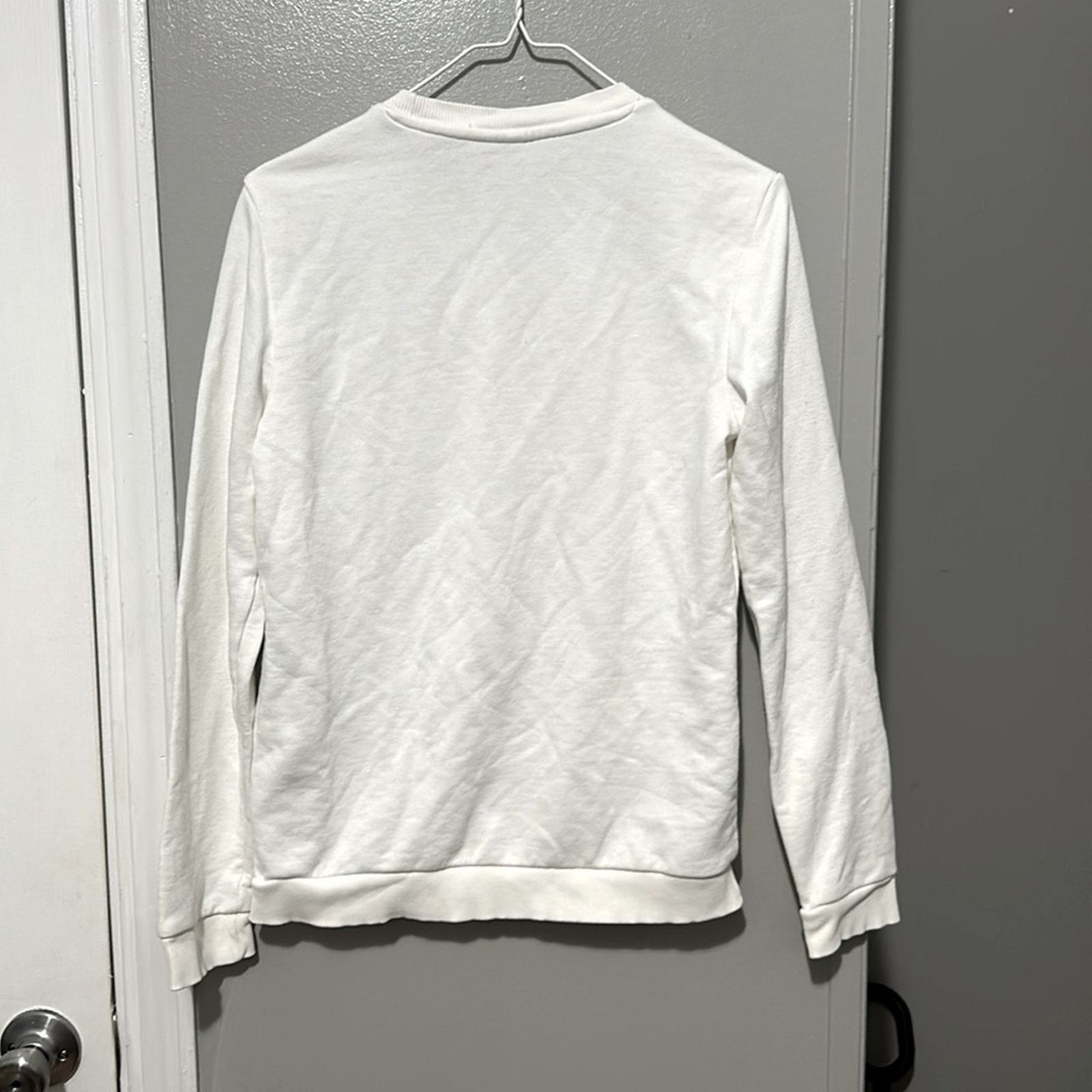 Adidas Adidas Small Off White Sweater Size S / US 4 / IT 40 - 3 Thumbnail