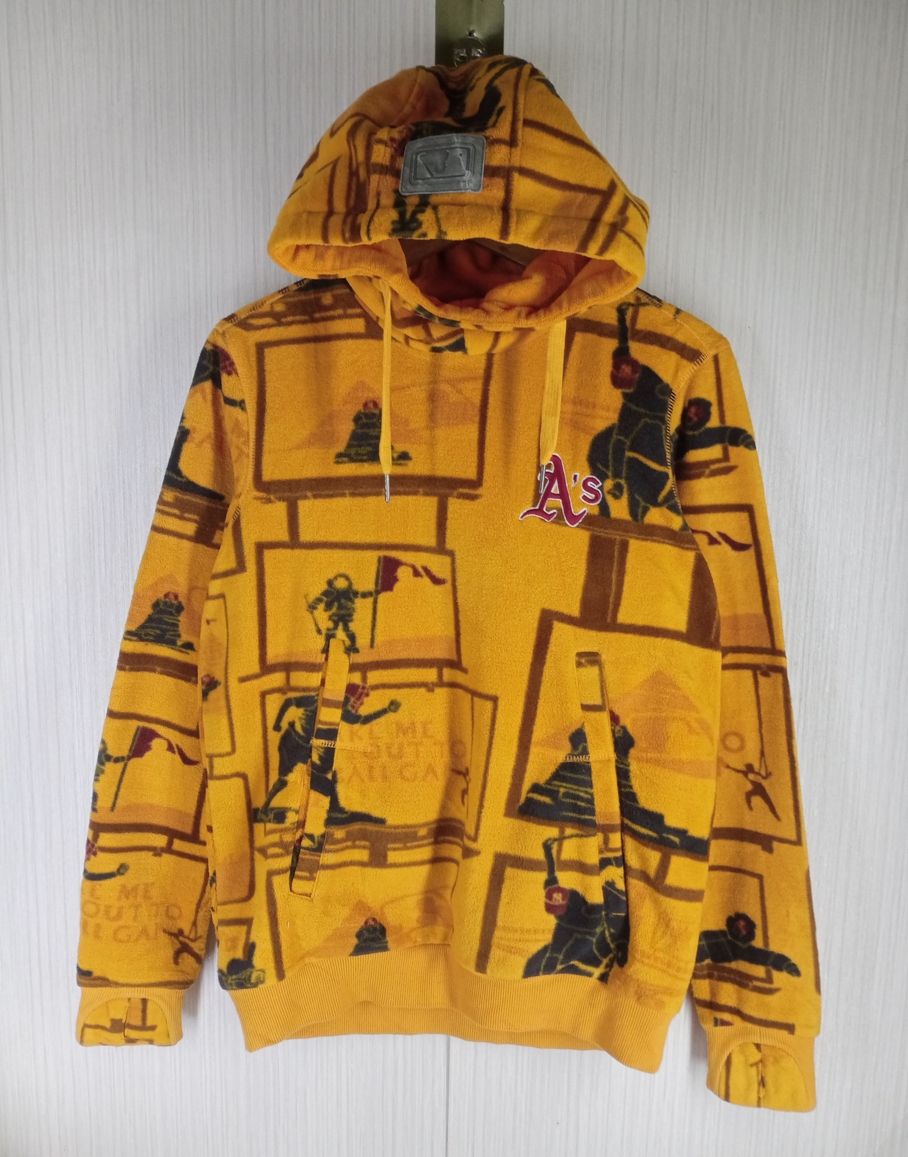 MLB Rare MLB Oakland Athletics A's Full print Hoodie Fleece Size US M / EU 48-50 / 2 - 1 Thumbnail