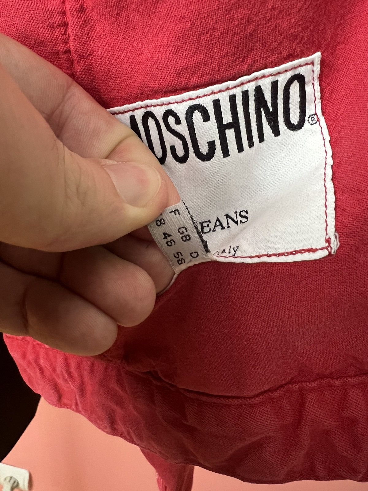 Moschino Moschino jeans jacket hype y2k rare vintage sale Size US S / EU 44-46 / 1 - 7 Thumbnail