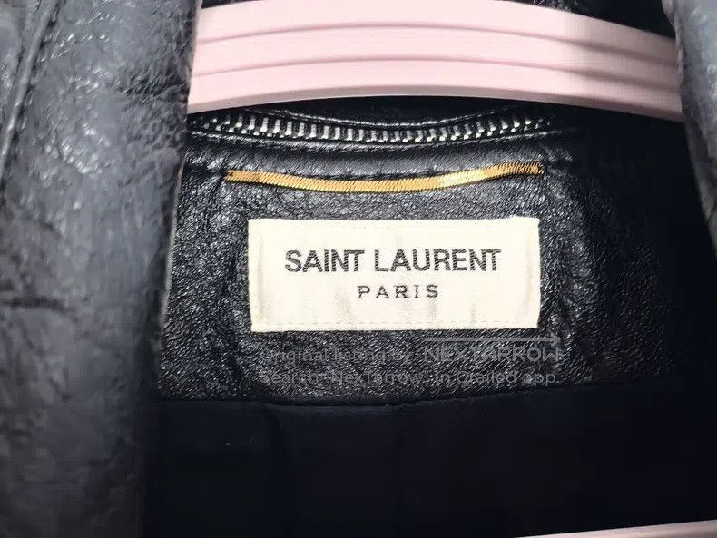 Saint Laurent Paris Saint Laurent Paris Luxury Leather Jacket Size S / US 4 / IT 40 - 7 Thumbnail