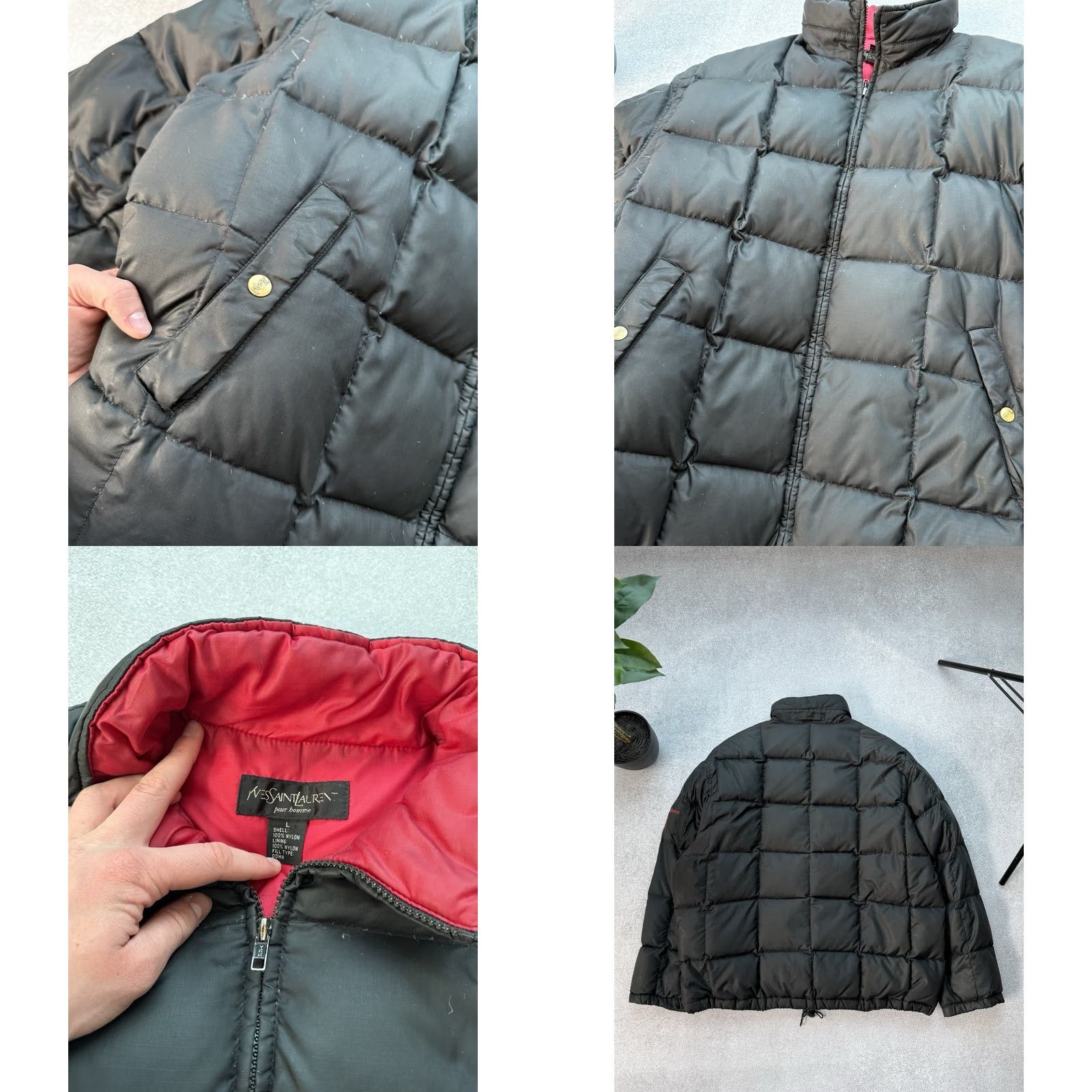 Yves Saint Laurent VINTAGE Yves Saint Laurent Down Jacket Black Men’s L Jacket Size US L / EU 52-54 / 3 - 10 Thumbnail