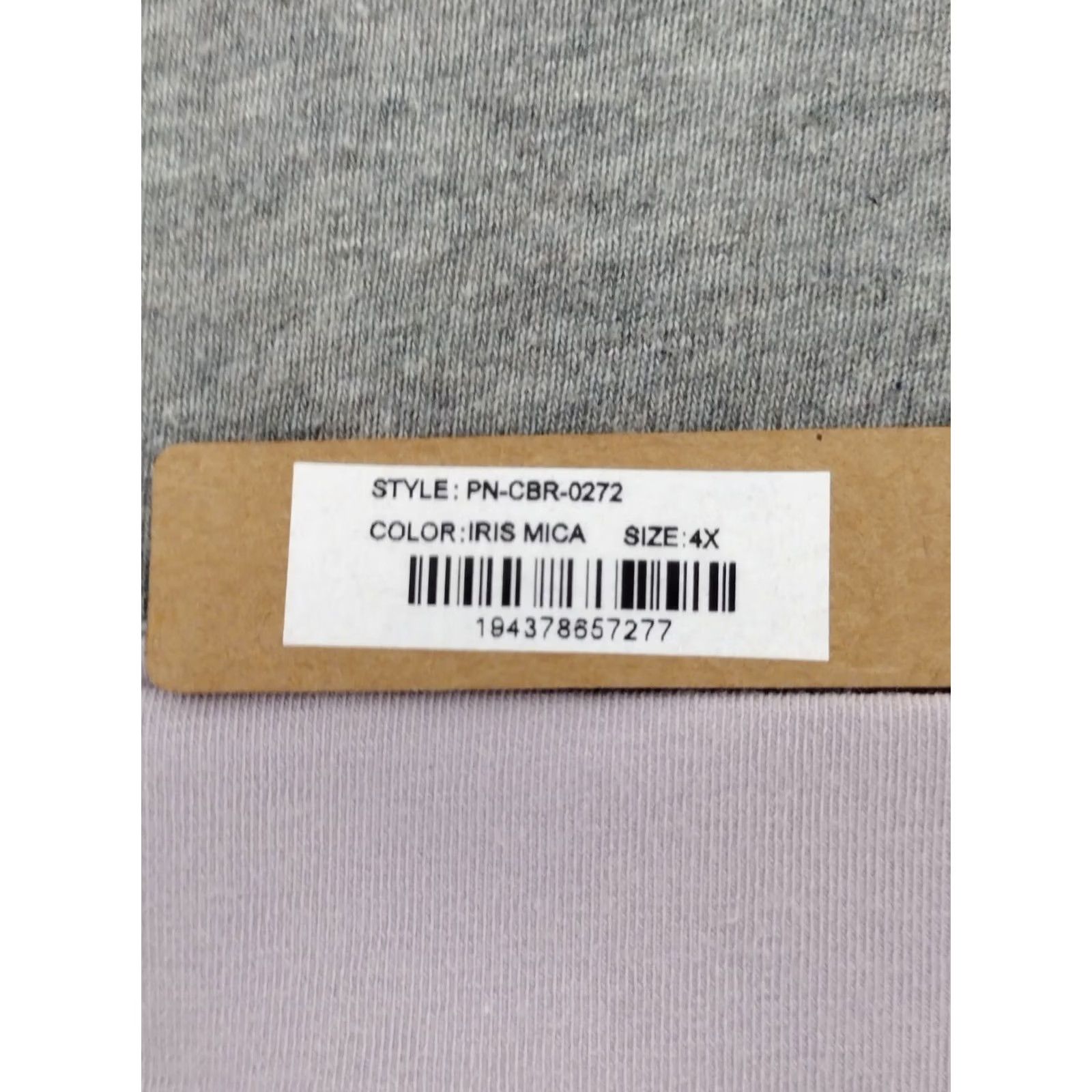 SKIMS SKIMS Panties Tanga Plus 4X Iris Mica Cotton Blend 90% Cotton / 10% Spandex Hand Wash Only Size 40" / US 18 - 5 Thumbnail