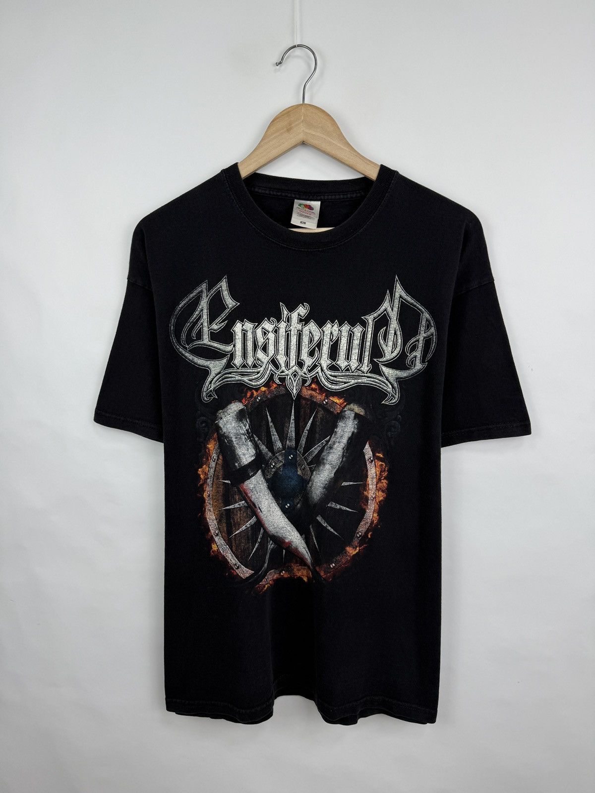 Band Tees 🇫🇮 Vtg Ensiferum One Man Army Folk Metal Band T-shirt Finland Size US XL / EU 56 / 4 - 4 Thumbnail