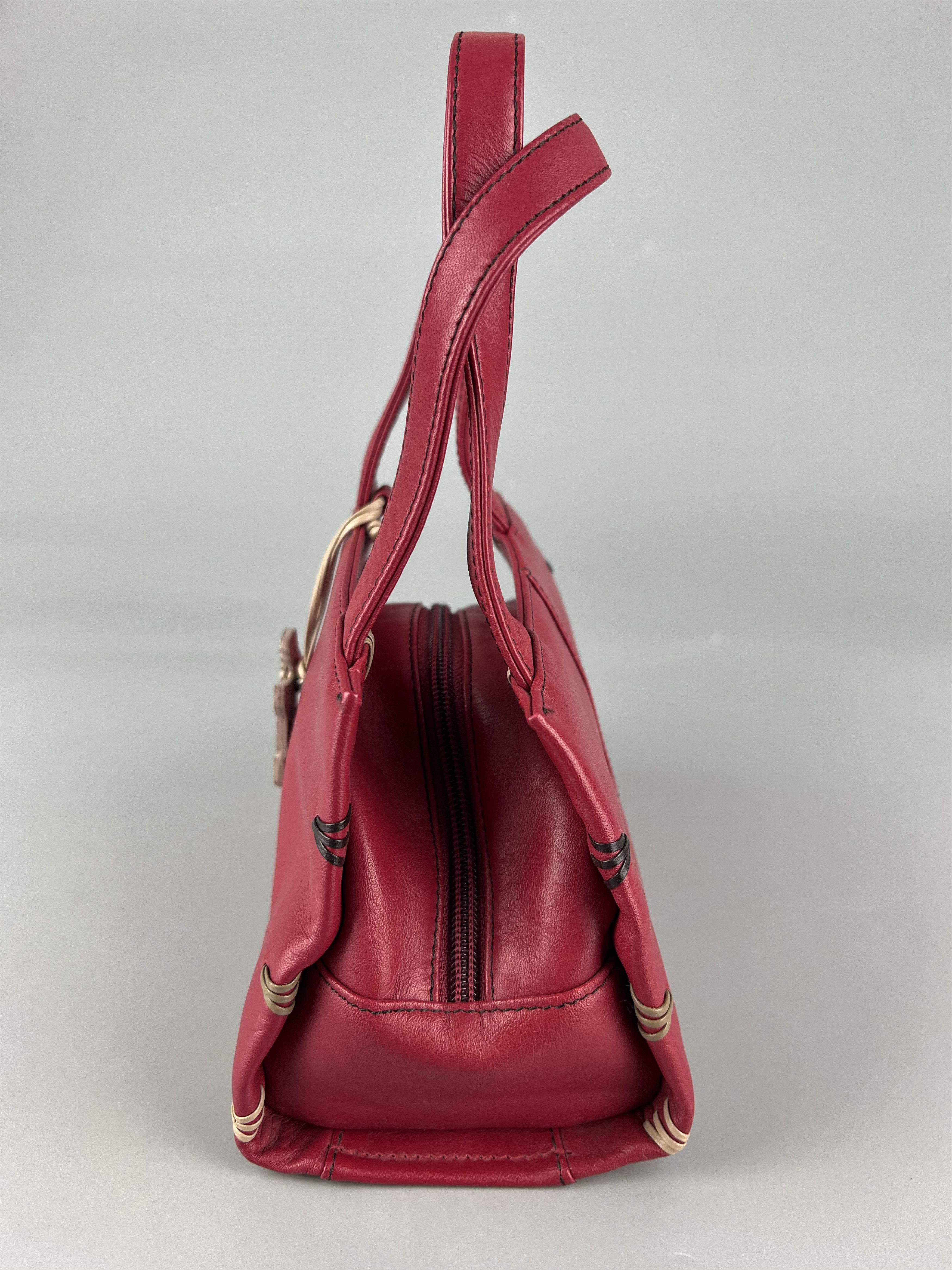 Leather Radley Red Leather Mini Bag Handbag Size ONE SIZE - 4 Thumbnail