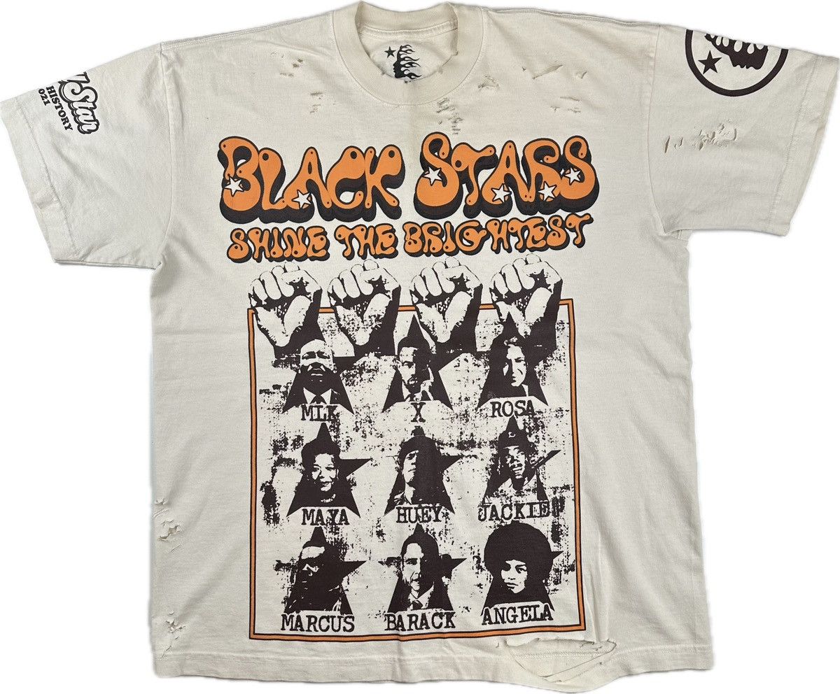 HELLSTAR Hellstar Black Stars T-shirt Size US L / EU 52-54 / 3 - 1 Thumbnail