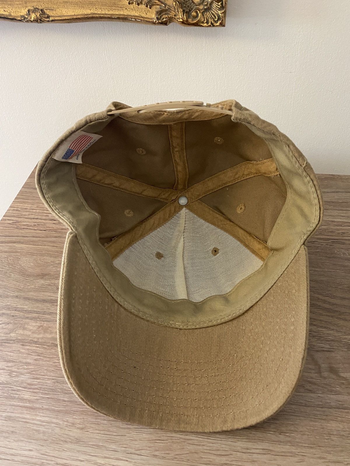 Rusty × Vintage Vintage 90’s Rusty Camel Brown Baseball Style Snap Back Cap Size ONE SIZE - 11 Thumbnail