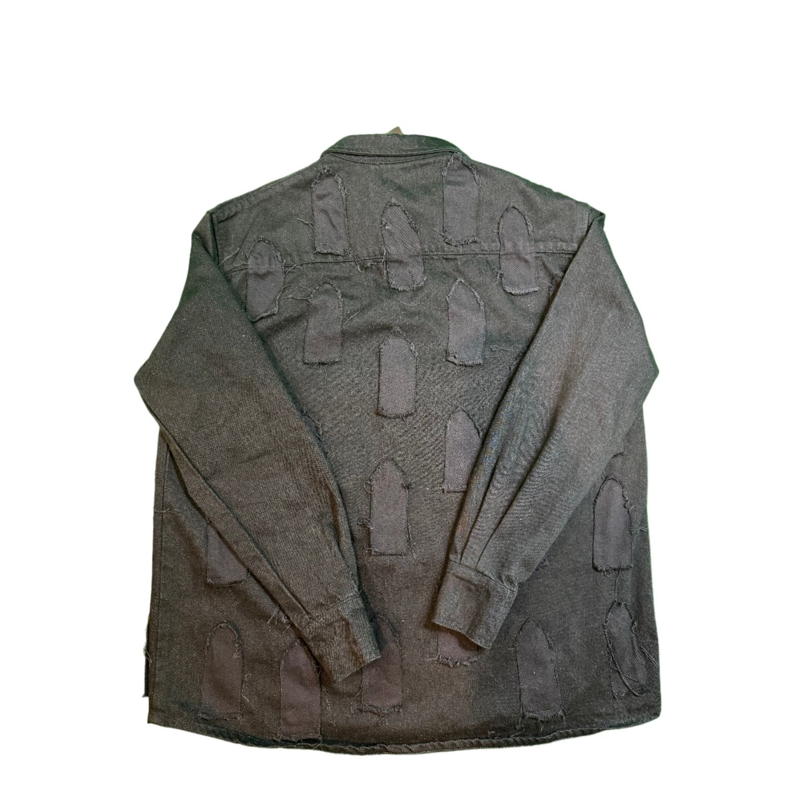 Who Decides War WDW Black Windows Black Jean Jacket Size US S / EU 44-46 / 1 - 2 Thumbnail