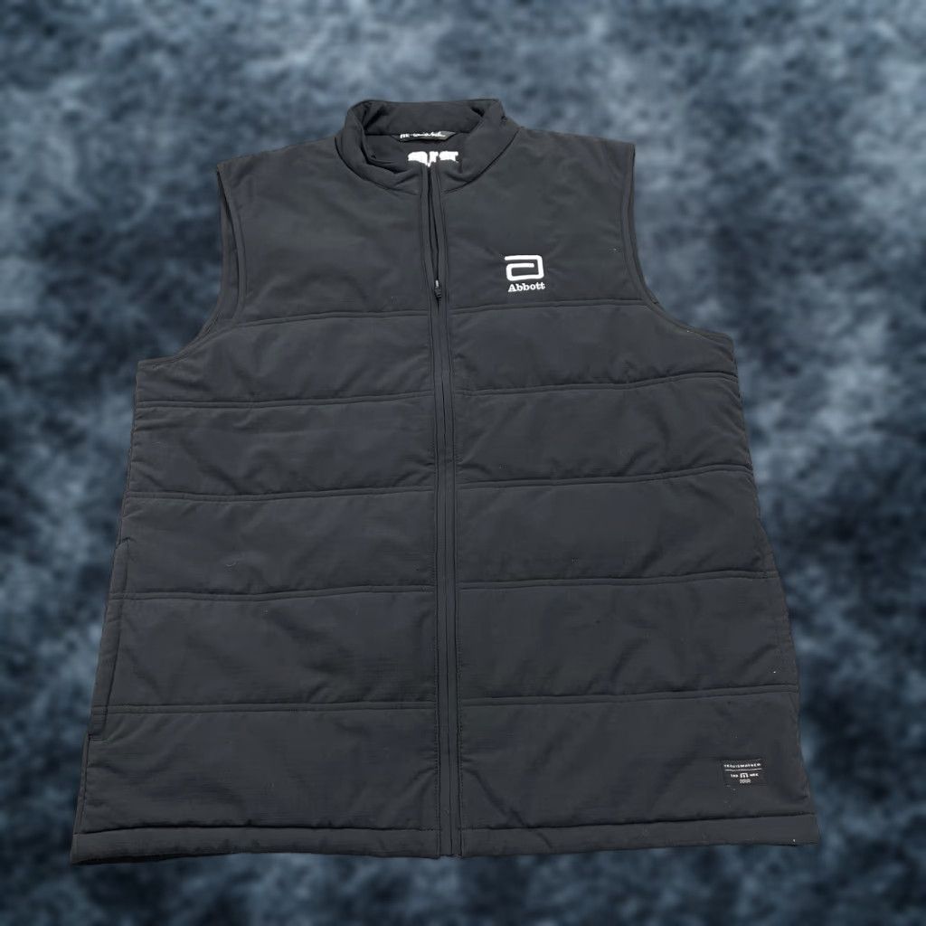 TravisMathew Travis Mathew Cold Bay Vest Mens L Black Quilted Full Zip Golf Size US L / EU 52-54 / 3 - 1 Thumbnail