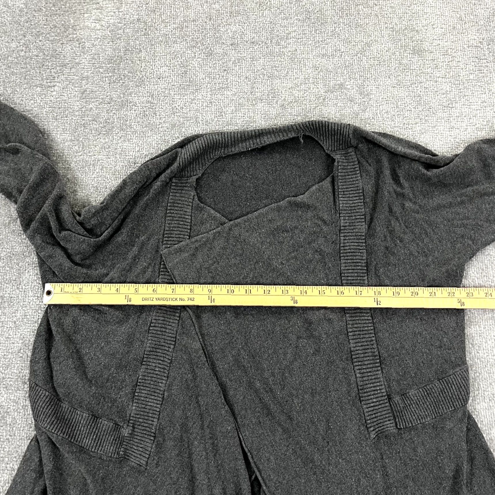 Eileen Fisher VINTAGE EILEEN FISHER Sweater Womens XL Gray Open Front Pullover Knit Long Sleeve Casual Office Size XL / US 12-14 / IT 48-50 - 5 Thumbnail