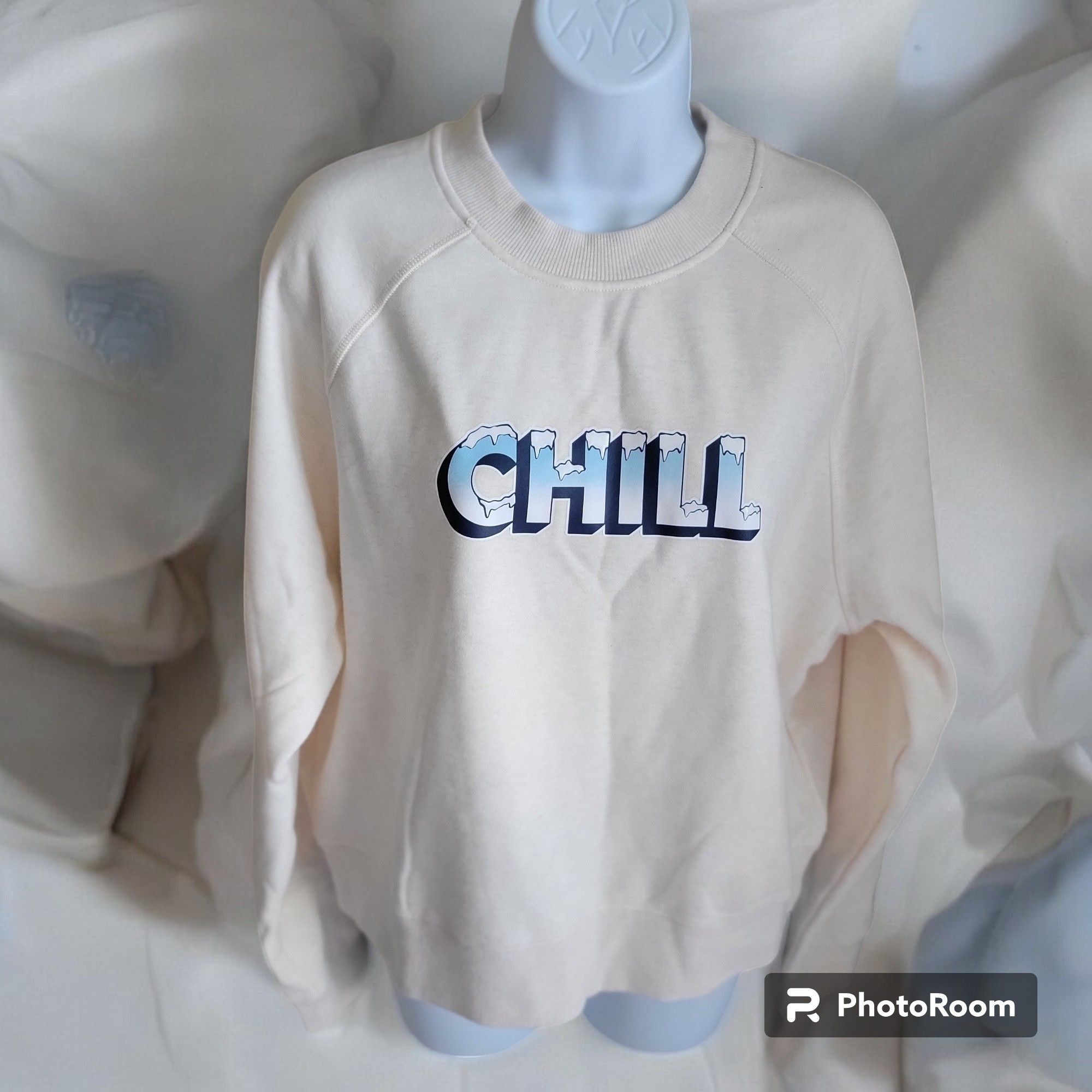 Fabletics Fabletics "Chill" Graphic Crewneck Sweatshirt XL Size XL / US 12-14 / IT 48-50 - 1 Thumbnail