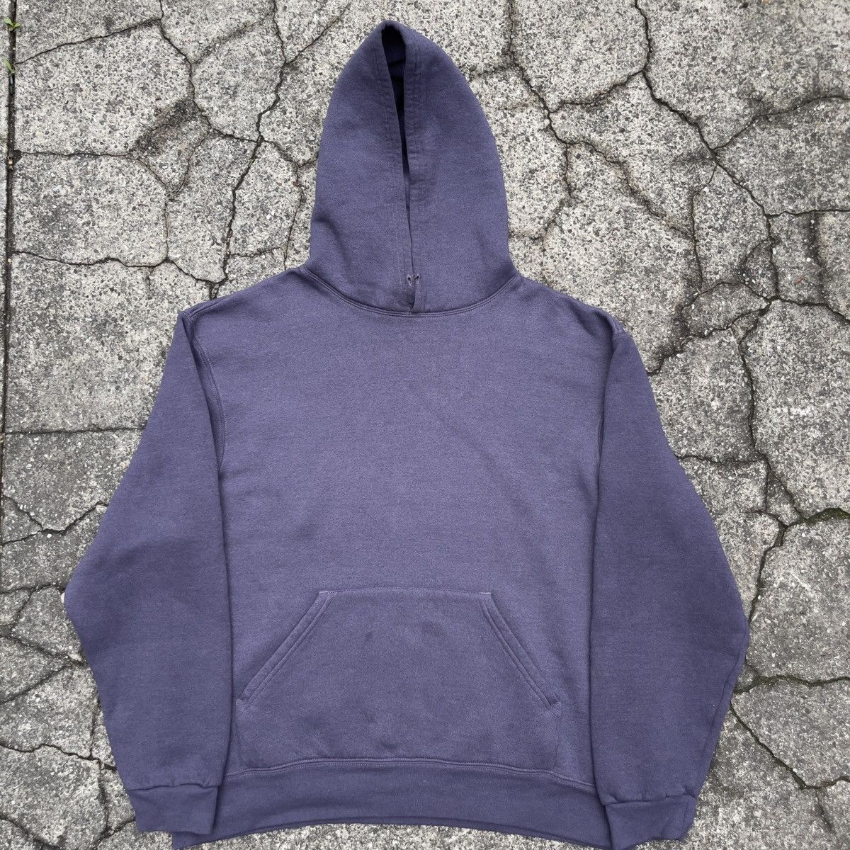 Soffe × Vintage Vintage 90s SOFFE Overdyed Blank Hoodie Size US L / EU 52-54 / 3 - 1 Thumbnail