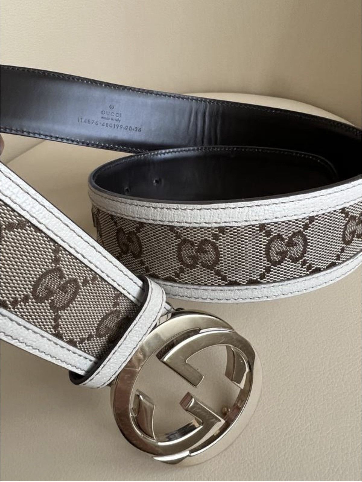 Gucci GUCCI by Tom Ford Monogram GG Buckle Belt Demna nettspend 32 Size ONE SIZE - 6 Thumbnail