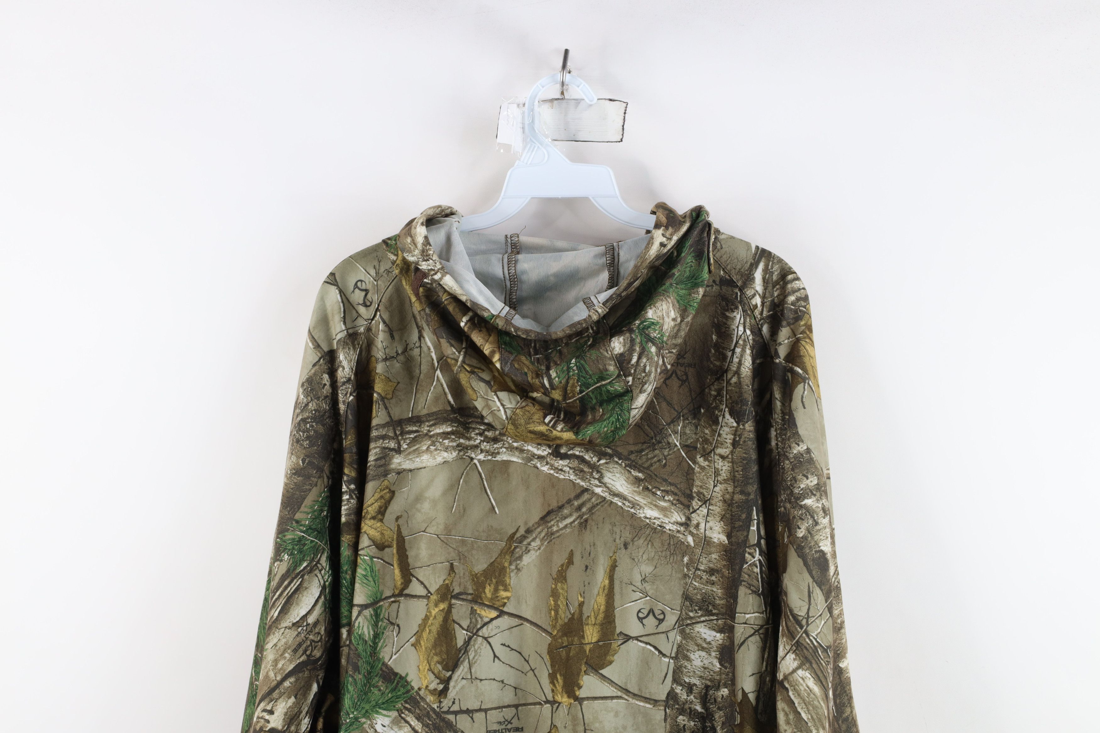 Vintage Y2K Camouflage Soft Cloth ElimiTick Hooded Hunting Jacket Size US XXL / EU 58 / 5 - 13 Thumbnail