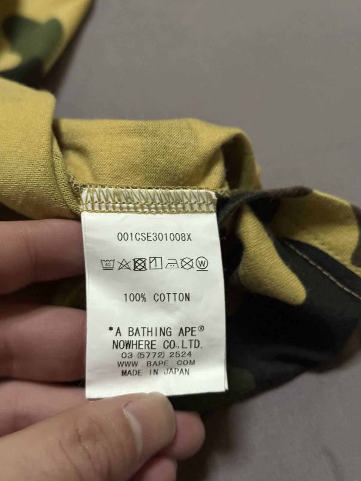 Bape bape yellow camo shark tee T-shirt Size US XL / EU 56 / 4 - 5 Thumbnail