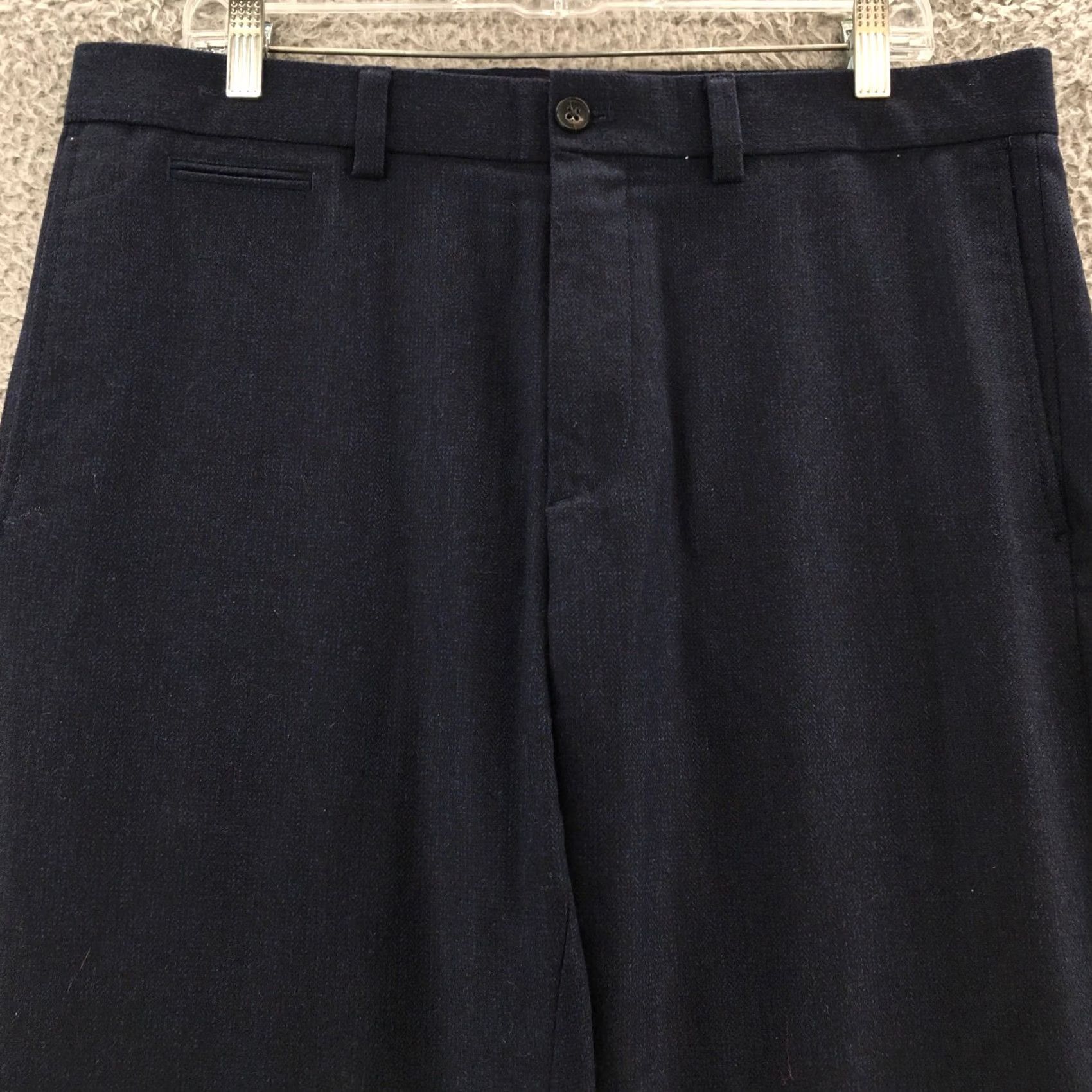Banana Republic Banana Republic Aiden Fit Chino Pants Mens 35x30 Blue Mid Rise Slim? Regular? Size US 35 - 2 Thumbnail