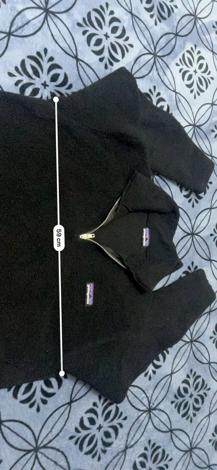 Patagonia × Vintage Patagonia - sweatshirt 1/4 zip fleece men Size US L / EU 52-54 / 3 - 7 Thumbnail