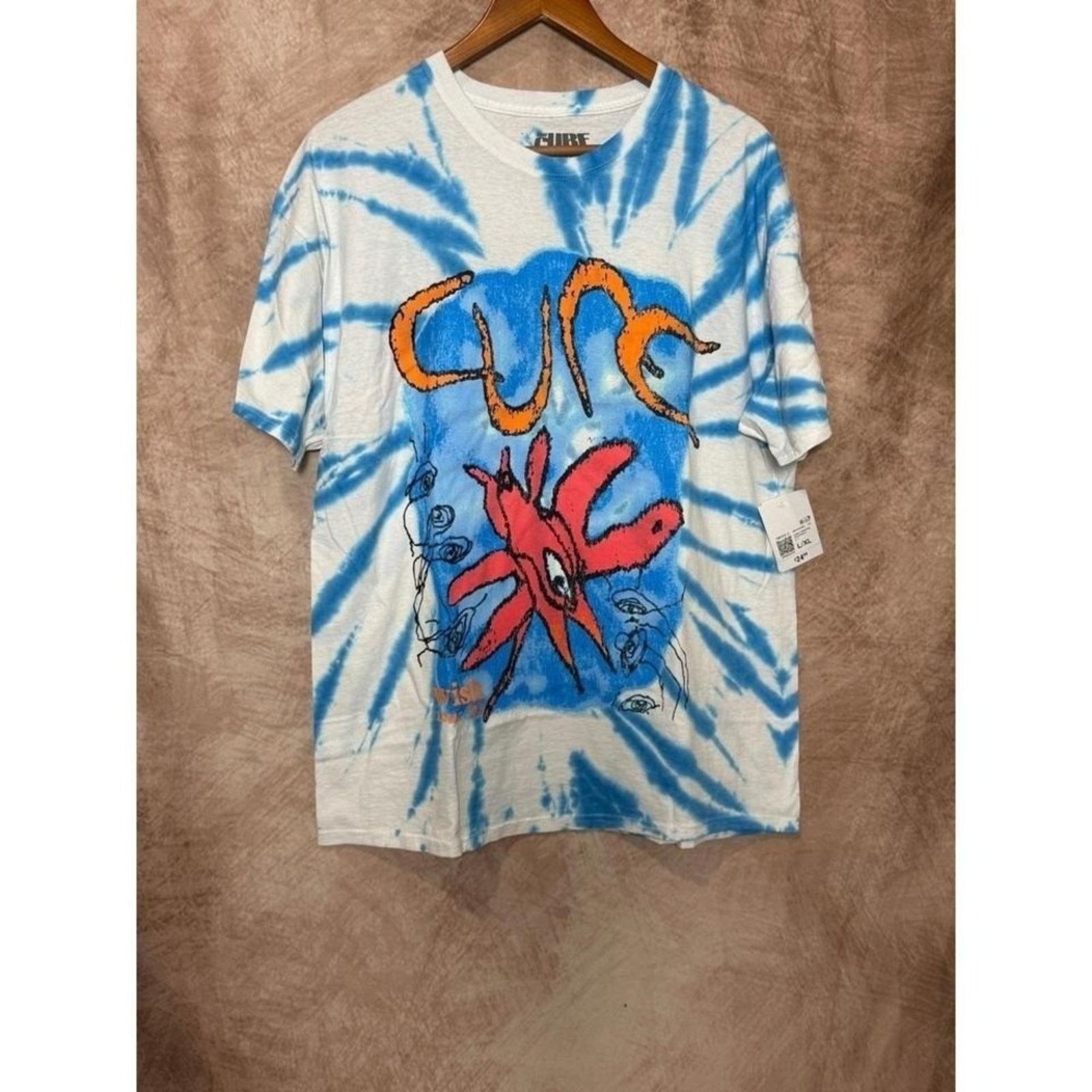 The Cure The Cure Wish Tie-Dye Graphic T-Shirt L/XL NWT Size US M / EU 48-50 / 2 - 2 Thumbnail