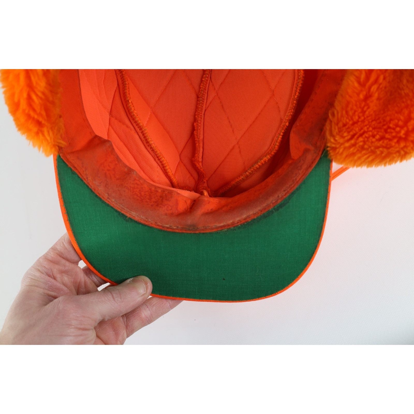Vintage Vintage 70s 80s Streetwear Quilted Ear Flap Trappers Hat Size ONE SIZE - 11 Thumbnail
