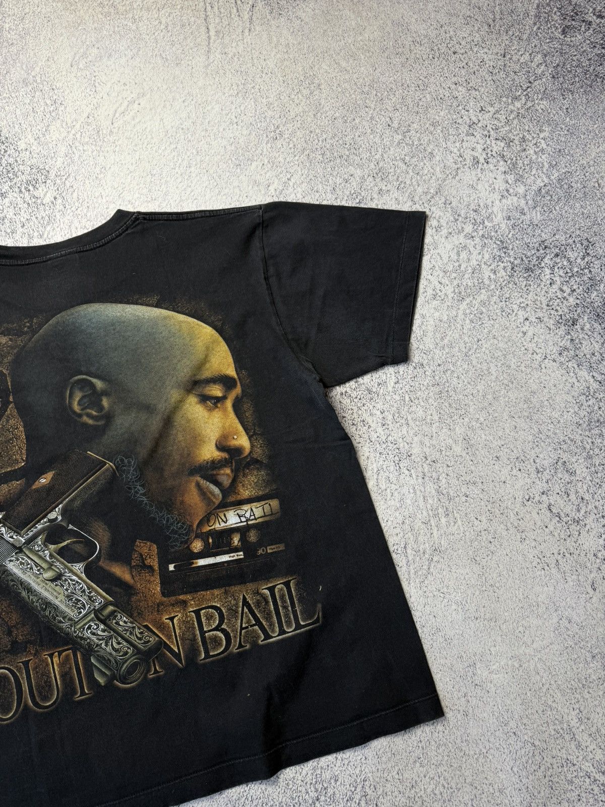Vintage Vintage 2Pac Rap Tee Rock Tees 1996 Grail Very Rare Tee L Size US L / EU 52-54 / 3 - 19 Thumbnail