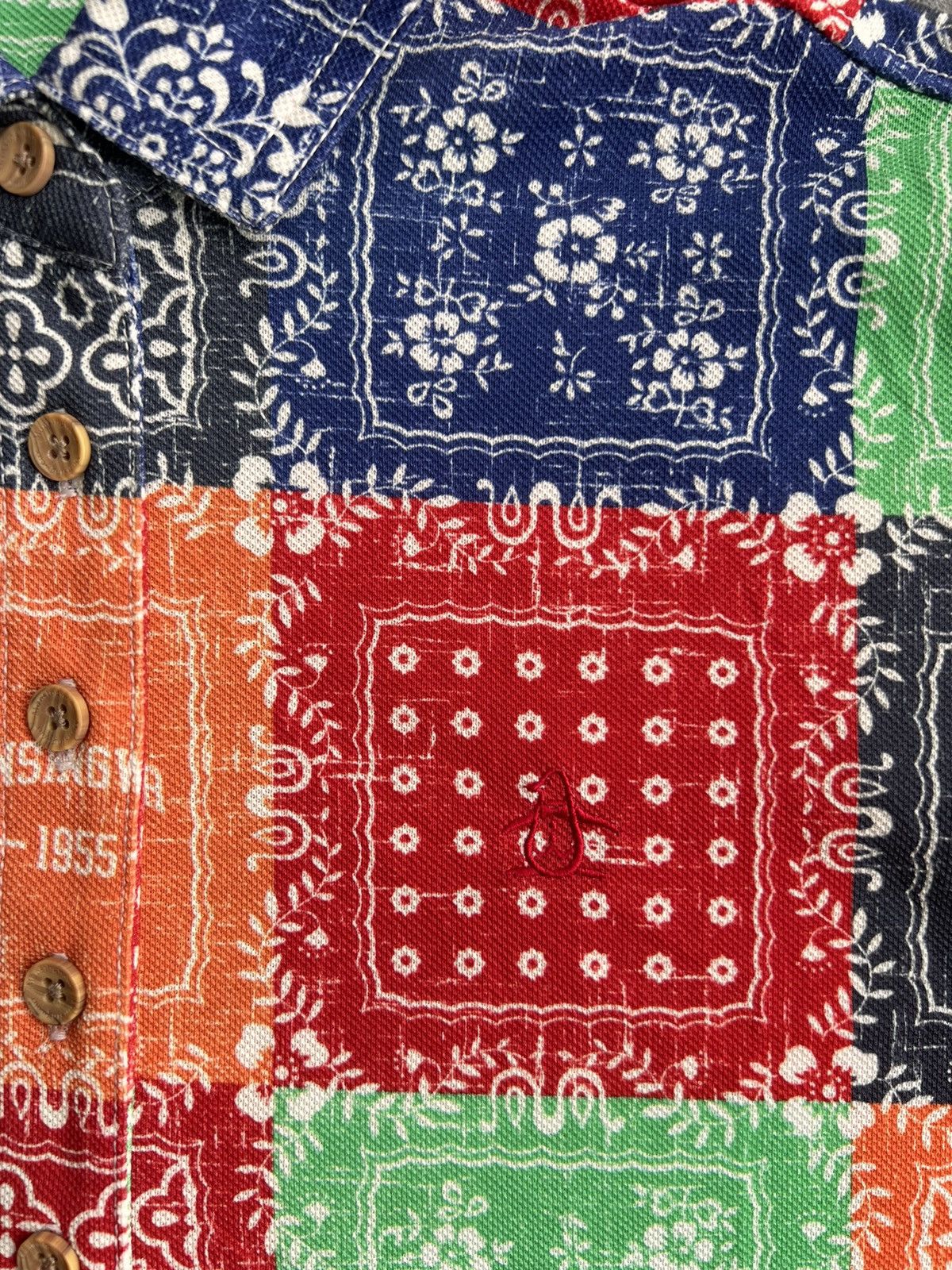 Reyn Spooner Vintage REYN SPOONER x MUNSINGWEAR Paisley Patchwork Polo Size US M / EU 48-50 / 2 - 4 Thumbnail
