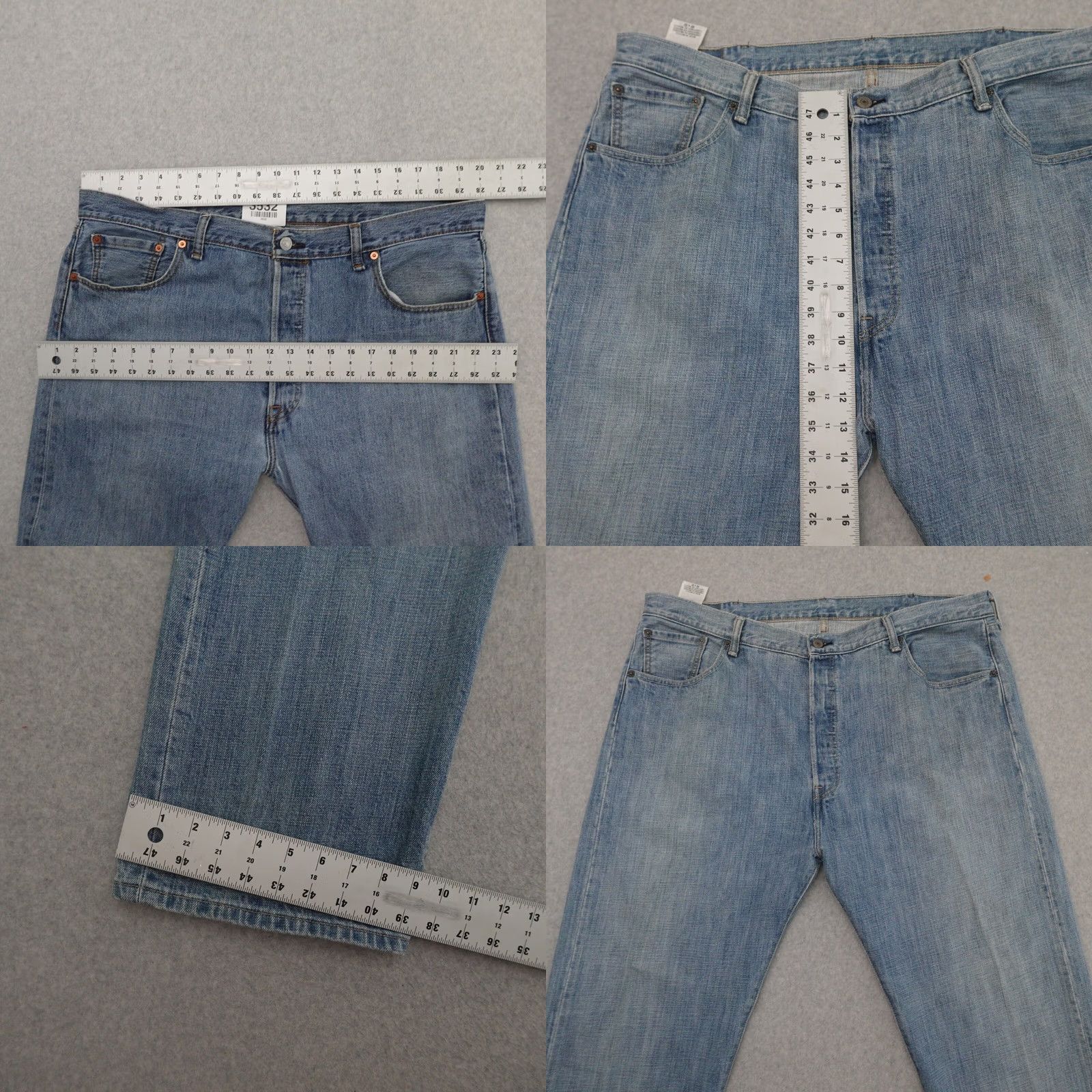 Levi's VINTAGE Levi's 501 Jeans Mens 42 (42x33) Button Fly Blue Size US 42 / EU 58 - 8 Thumbnail