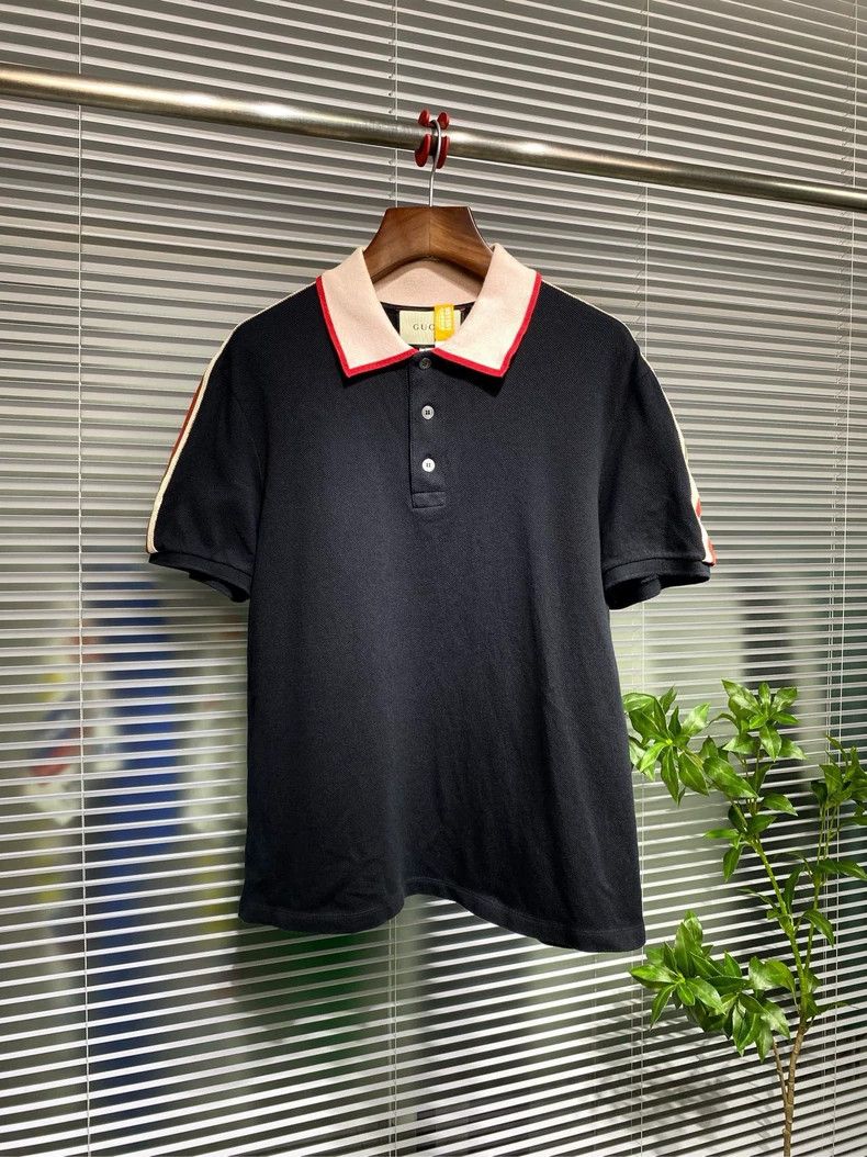Gucci Gucci Stringed letter polo short-sleeved shirt 2502-Nextarr Size US L / EU 52-54 / 3 - 1 Thumbnail