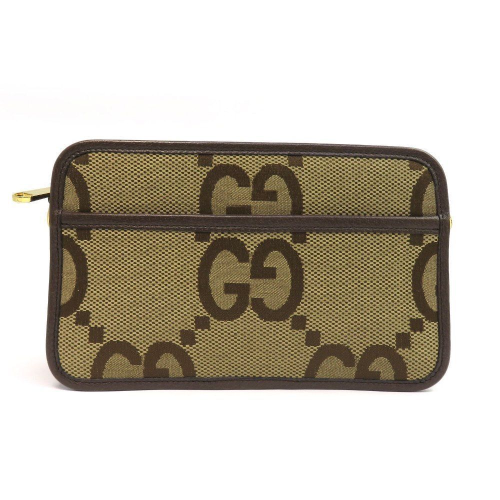 image of Gucci GG Jumbo Shoulder in Camel, Women's