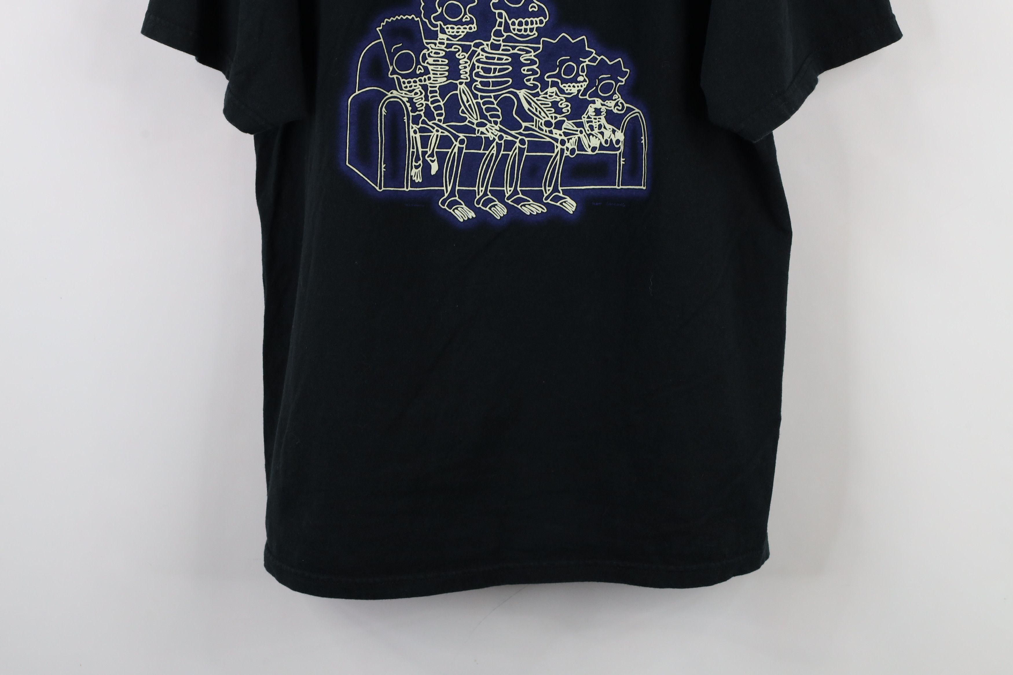 Vintage Vintage Y2K 2004 The Simpsons Glow In the Dark T-Shirt Size US L / EU 52-54 / 3 - 3 Thumbnail