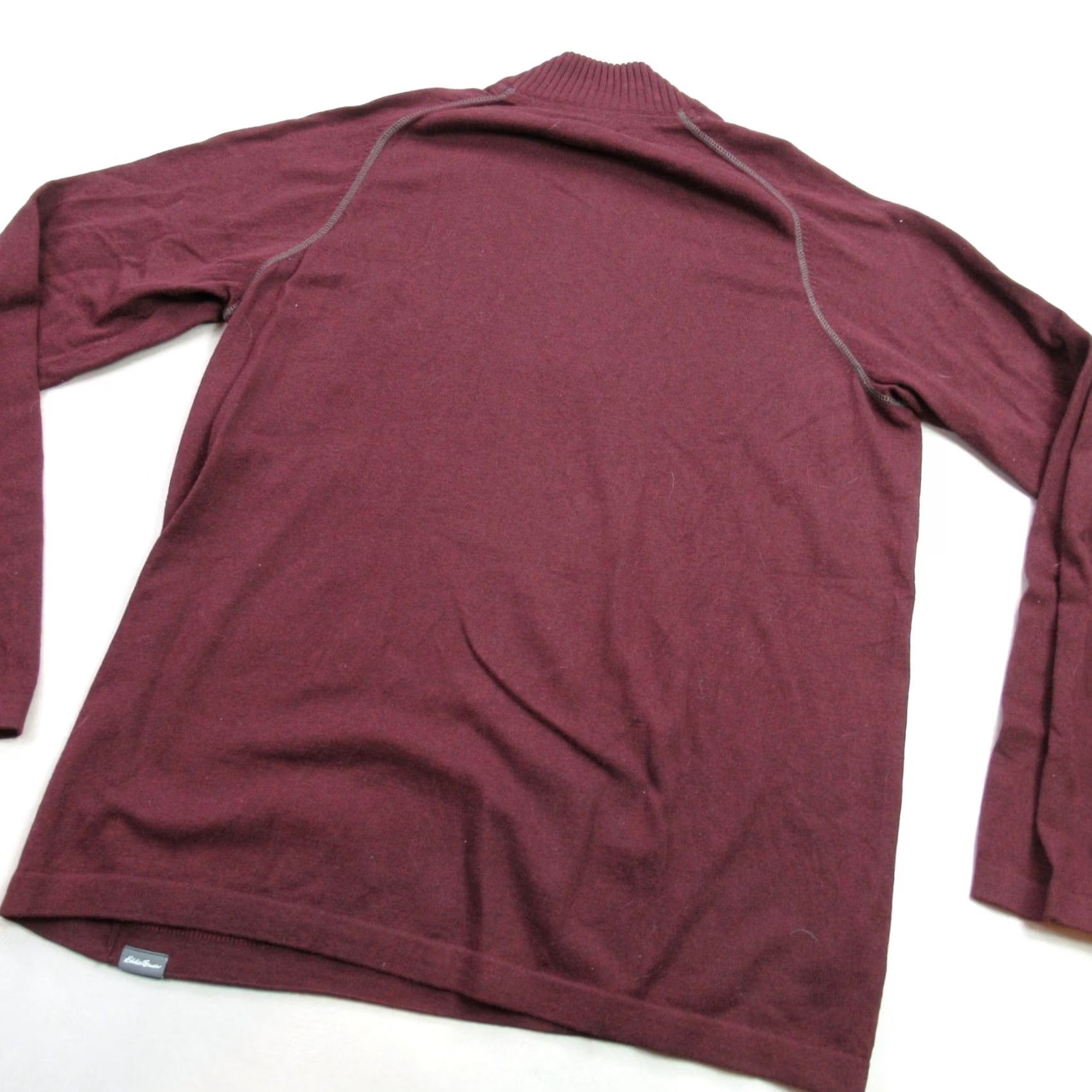 Eddie Bauer Eddie Bauer SweatEr Mens XL Burgundy Long Sleeve 1/4 Zip Pullover Outdoors Size US XL / EU 56 / 4 - 7 Thumbnail