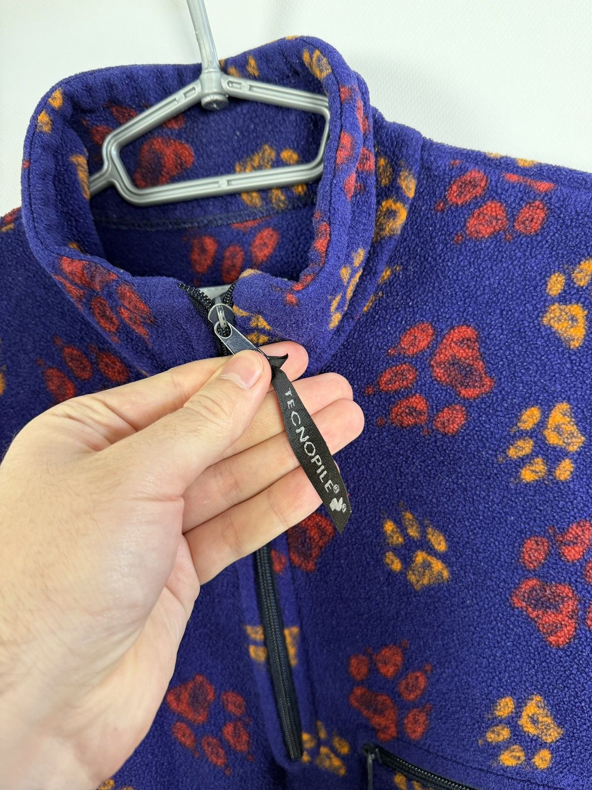Jack Wolfskin Jack Wolfskin Paw Print Half Zip Outdoor Fleece Jacket Italy Size US S / EU 44-46 / 1 - 6 Thumbnail