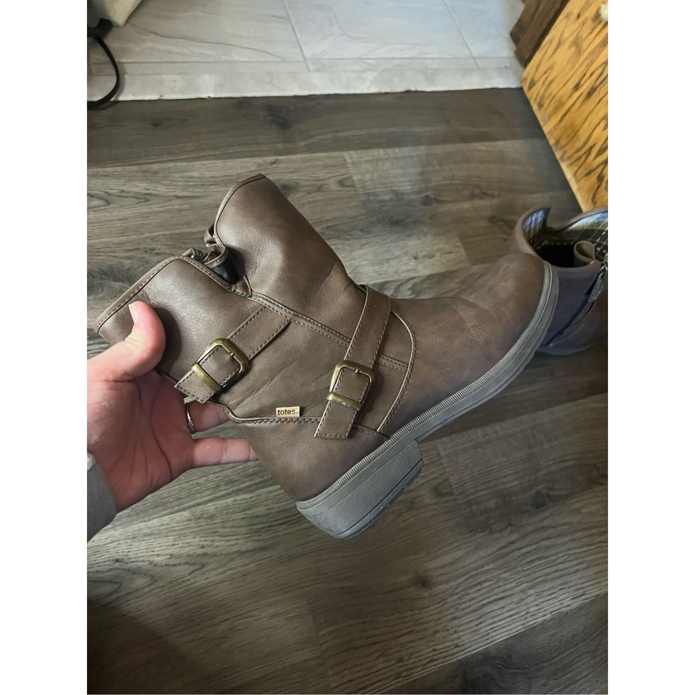 Other Totes Brown Woman’s Boots With Side Zipper Woman’s Size 9 Size US 9 / IT 39 - 5 Thumbnail