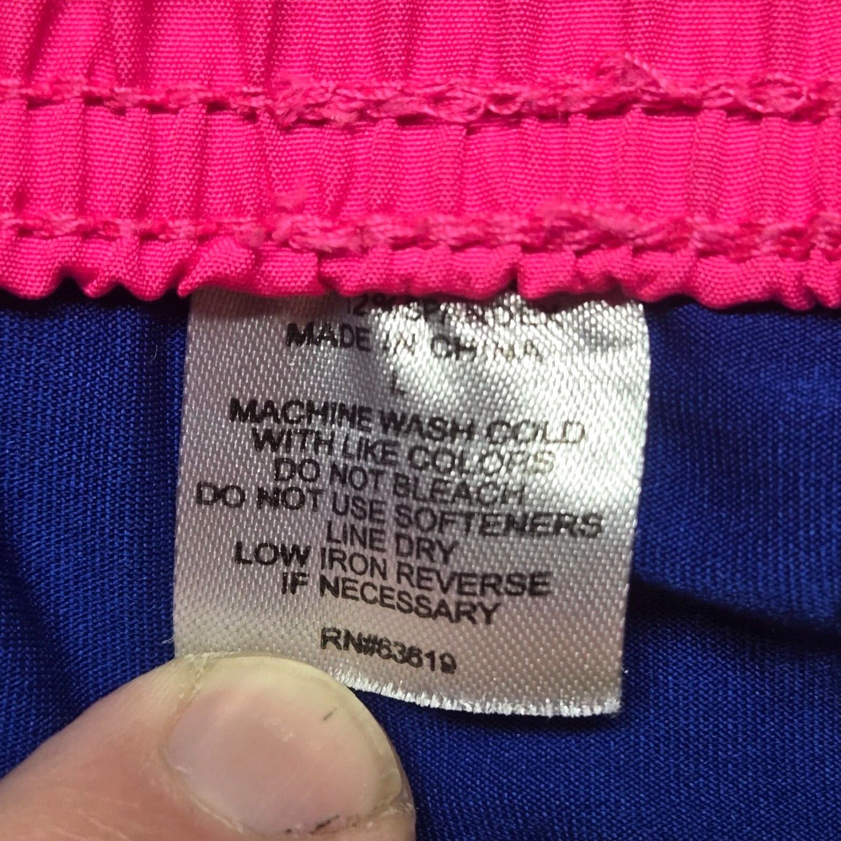 Vintage RBX Running Shorts Pink Elastic Adult Women's Size L Large Size 36" / US 14 / IT 50 - 2 Thumbnail