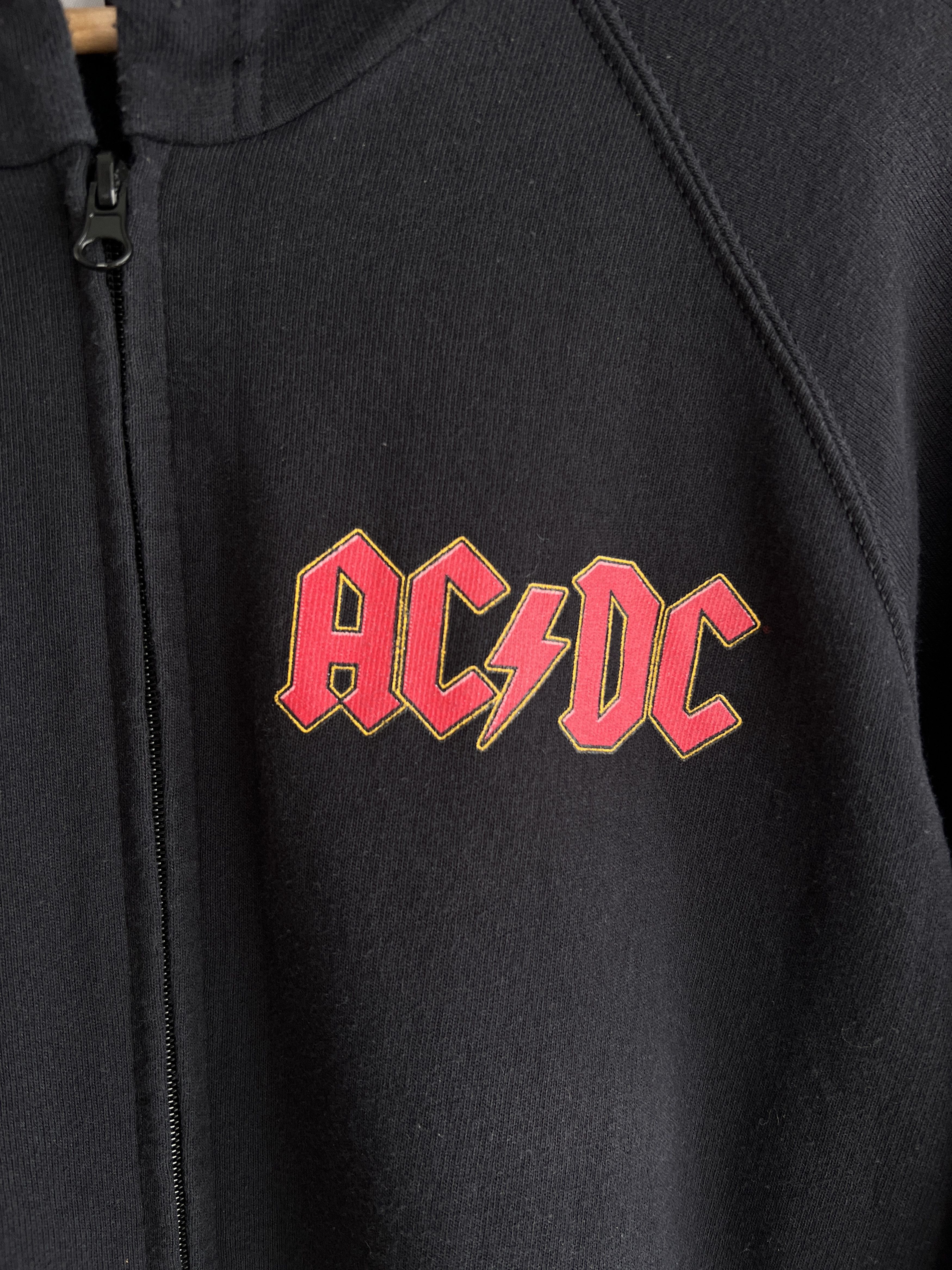 AC/DC Rare! AC/DC vintage zip hoodie World tour promo album rock Size US XL / EU 56 / 4 - 8 Thumbnail