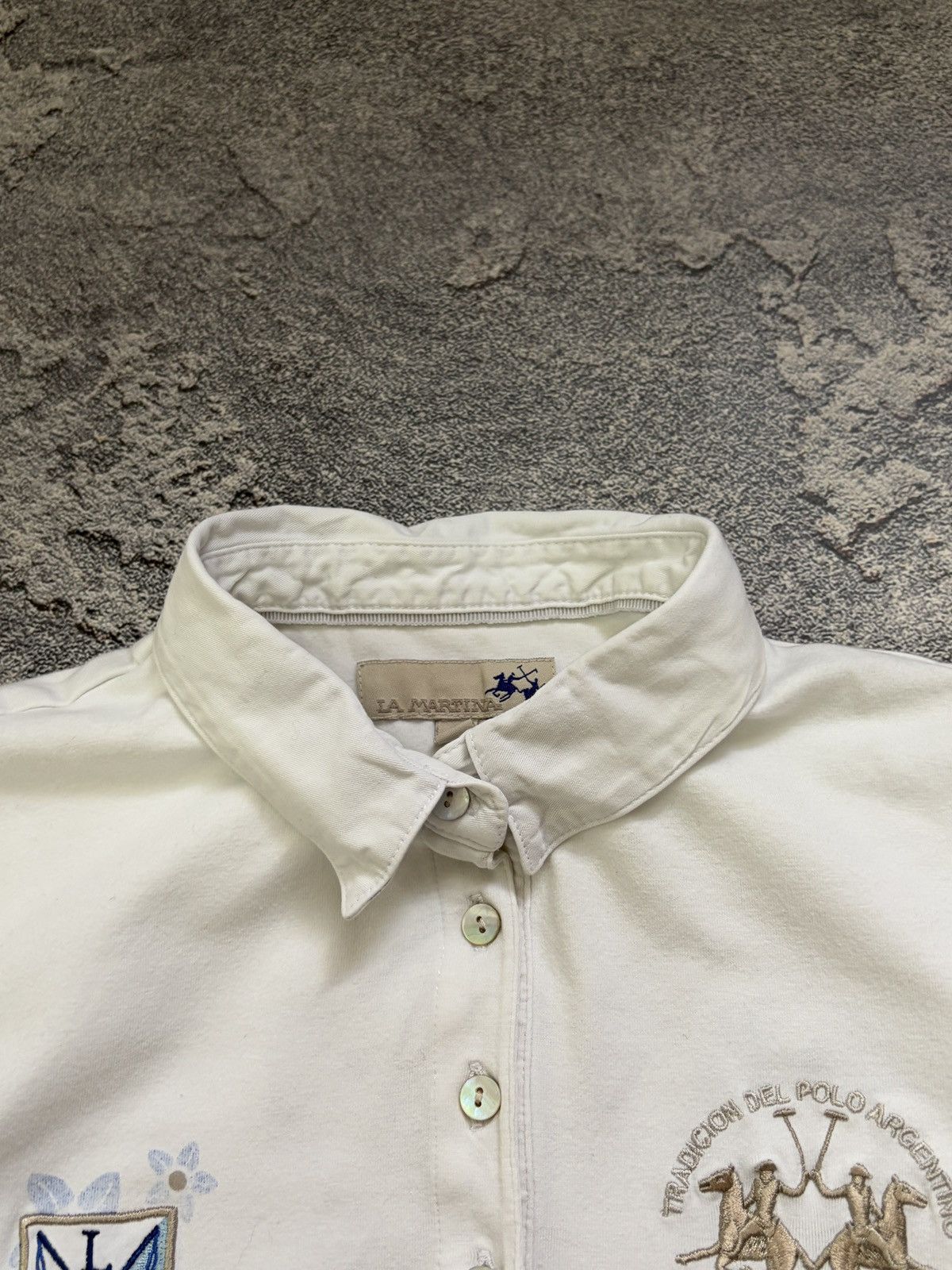 La Martina La Martina Royal Holiday Caribbean Polo White Women’s Size S Size S / US 4 / IT 40 - 6 Thumbnail