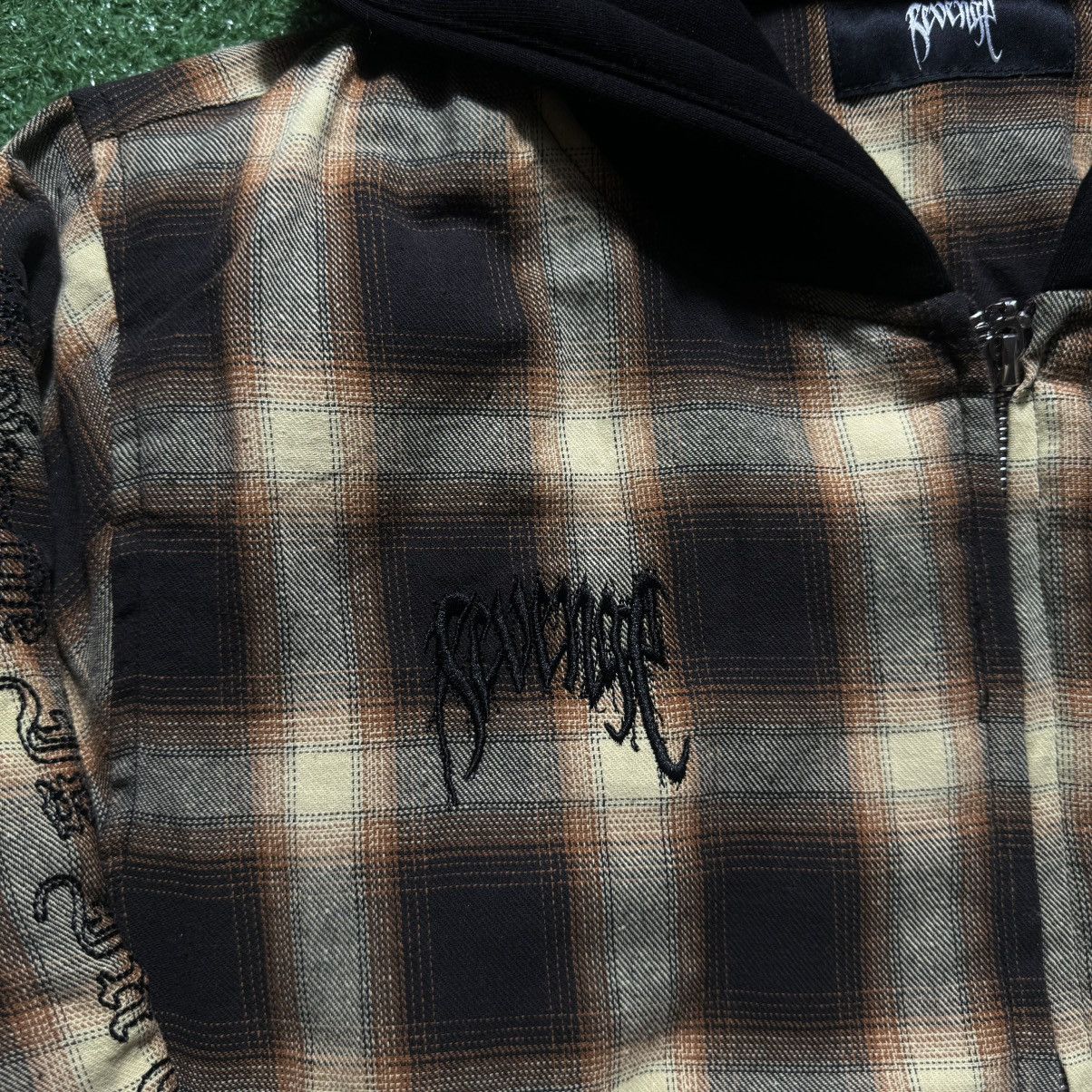 Revenge REVENGE XXXTENTACION “ BAD “ FLANNEL HOODIE OFFICIAL MERCH Size US S / EU 44-46 / 1 - 4 Thumbnail